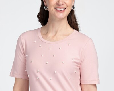 Foto 4 | Playera con Cuello Redondo Sahara para Mujer