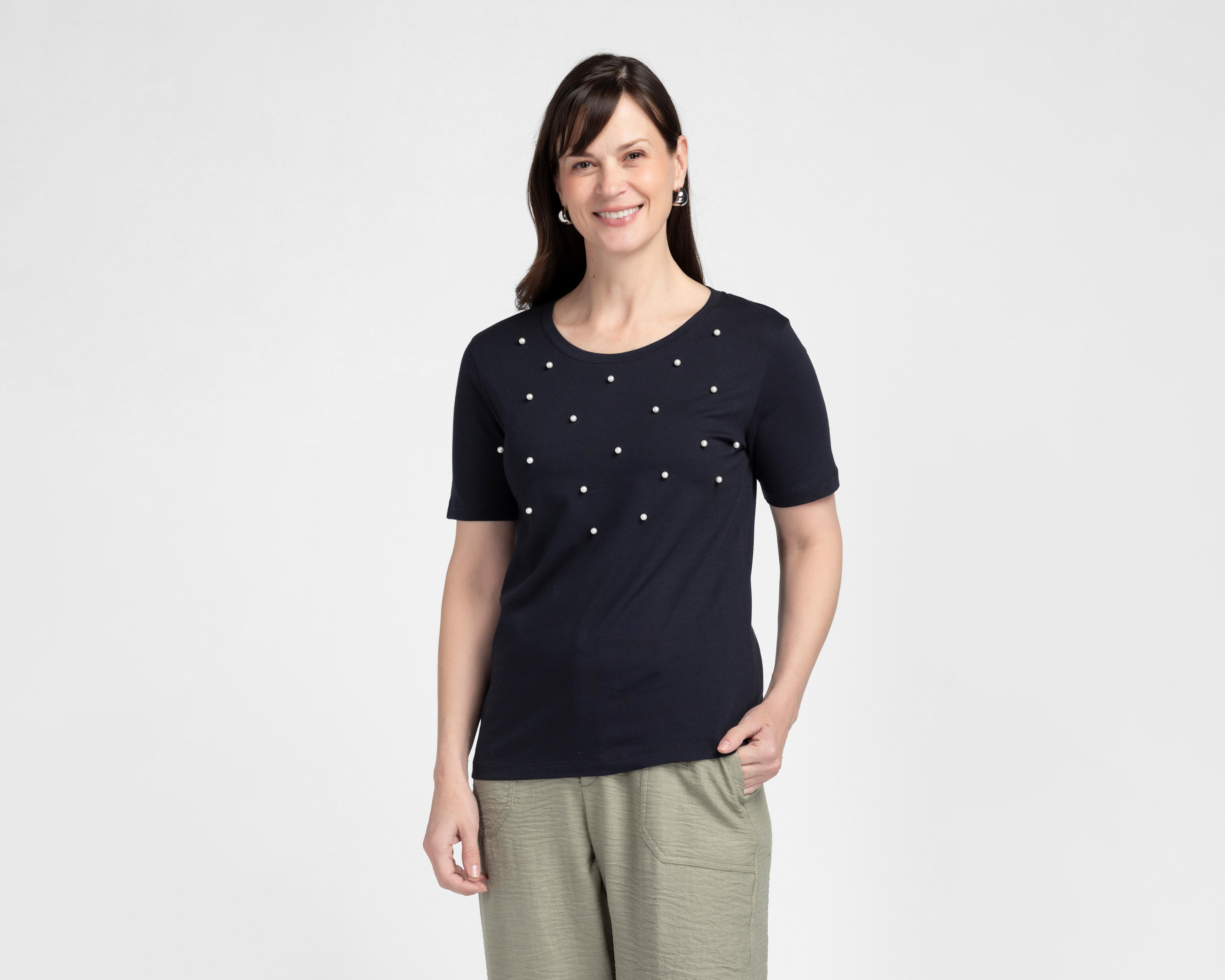 Foto 2 pulgar | Playera Manga Corta Sahara para Mujer