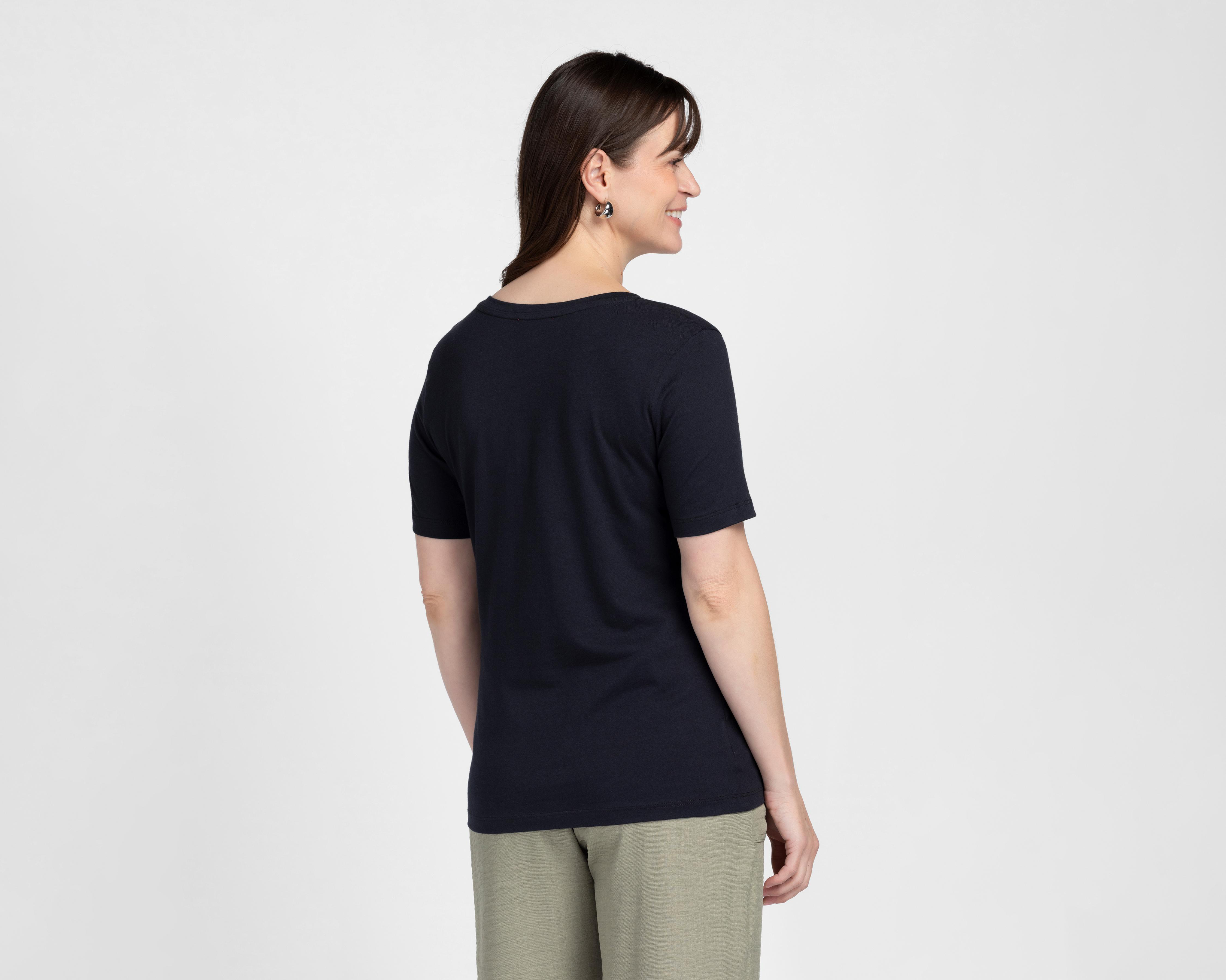 Foto 4 pulgar | Playera Manga Corta Sahara para Mujer