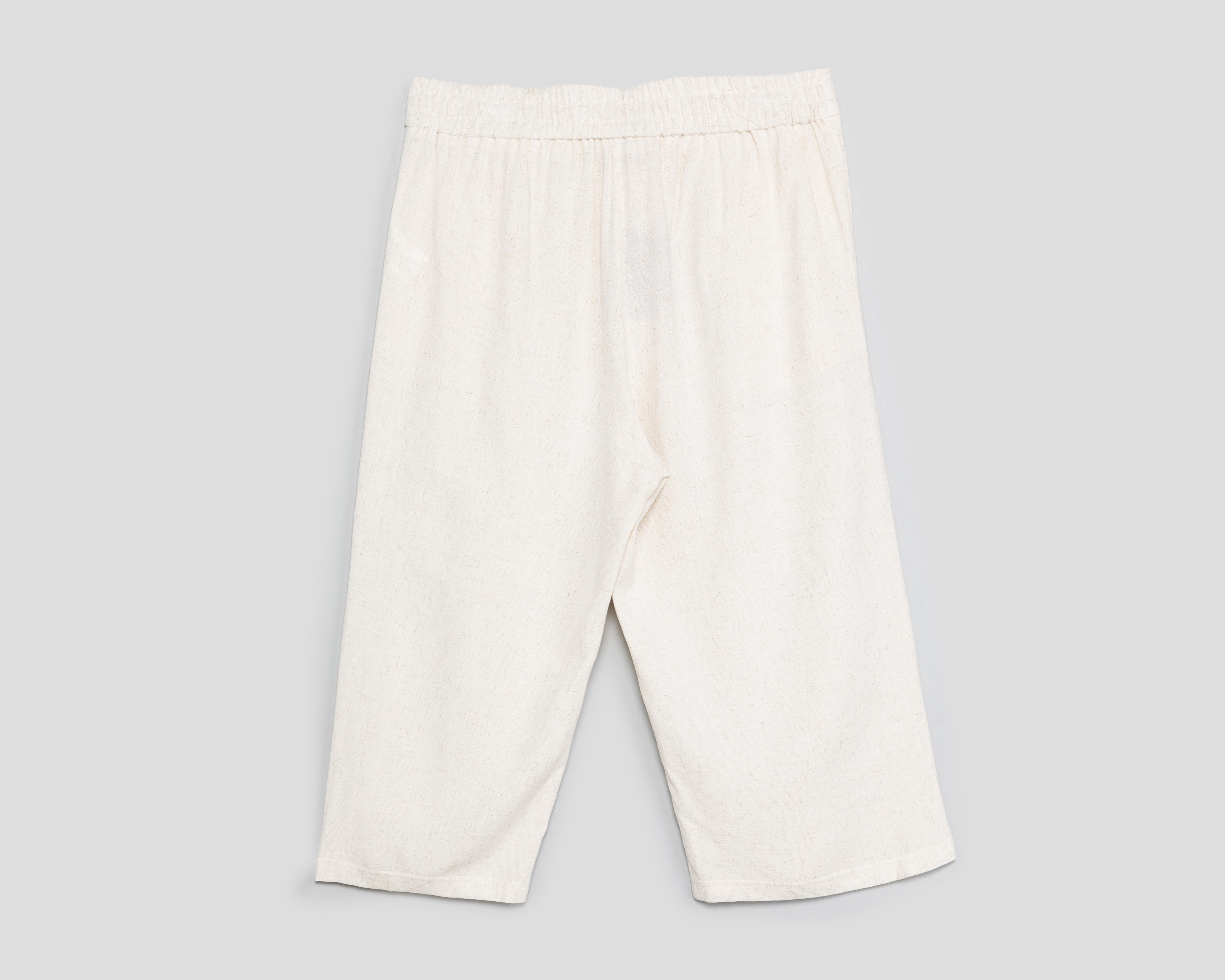 Foto 3 pulgar | Pantalón Capri Sahara con Cintura Alta para Mujer