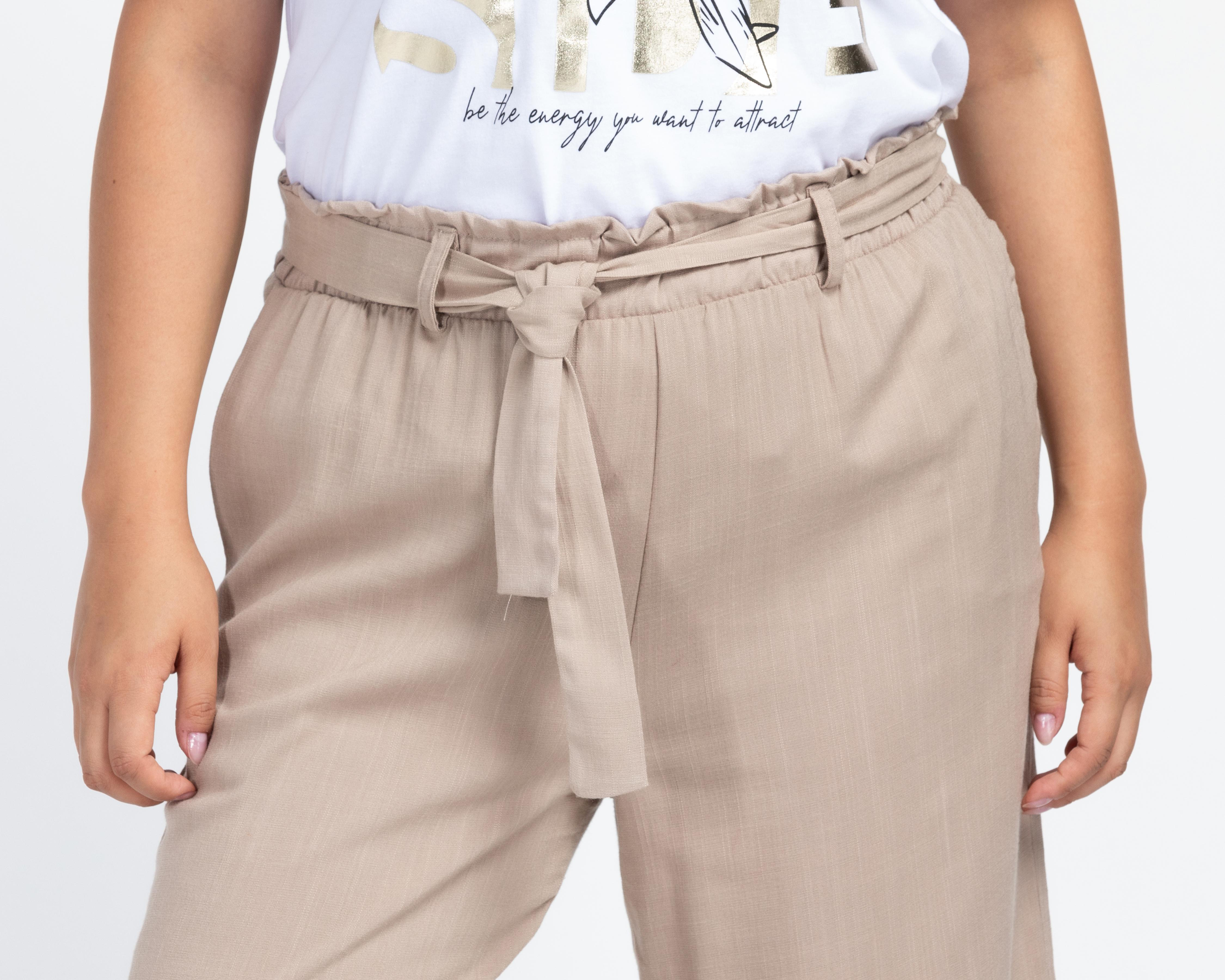 Foto 5 pulgar | Pantalón Sahara Capri para Mujer