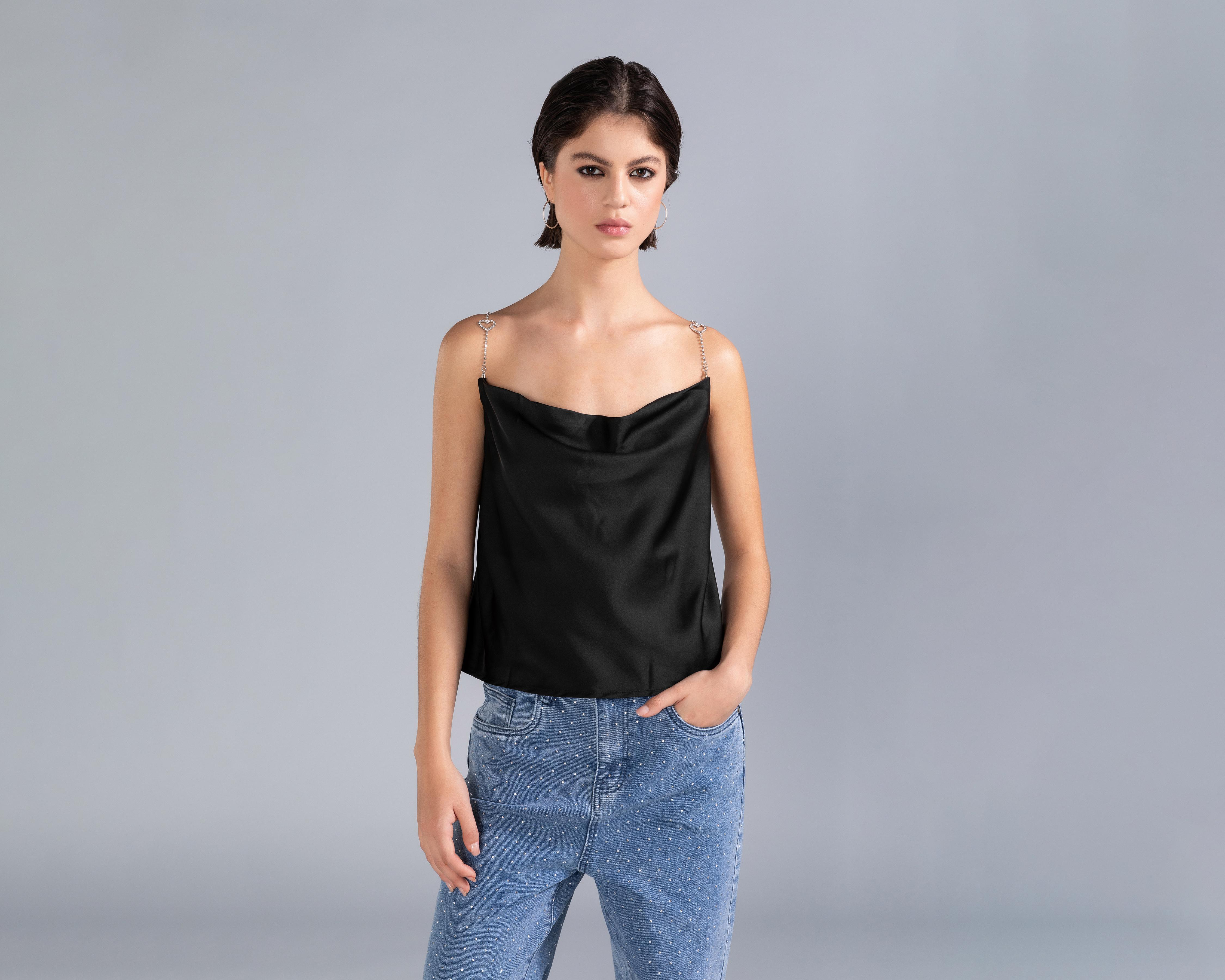 Foto 2 | Top Strona con Pedrería para Mujer