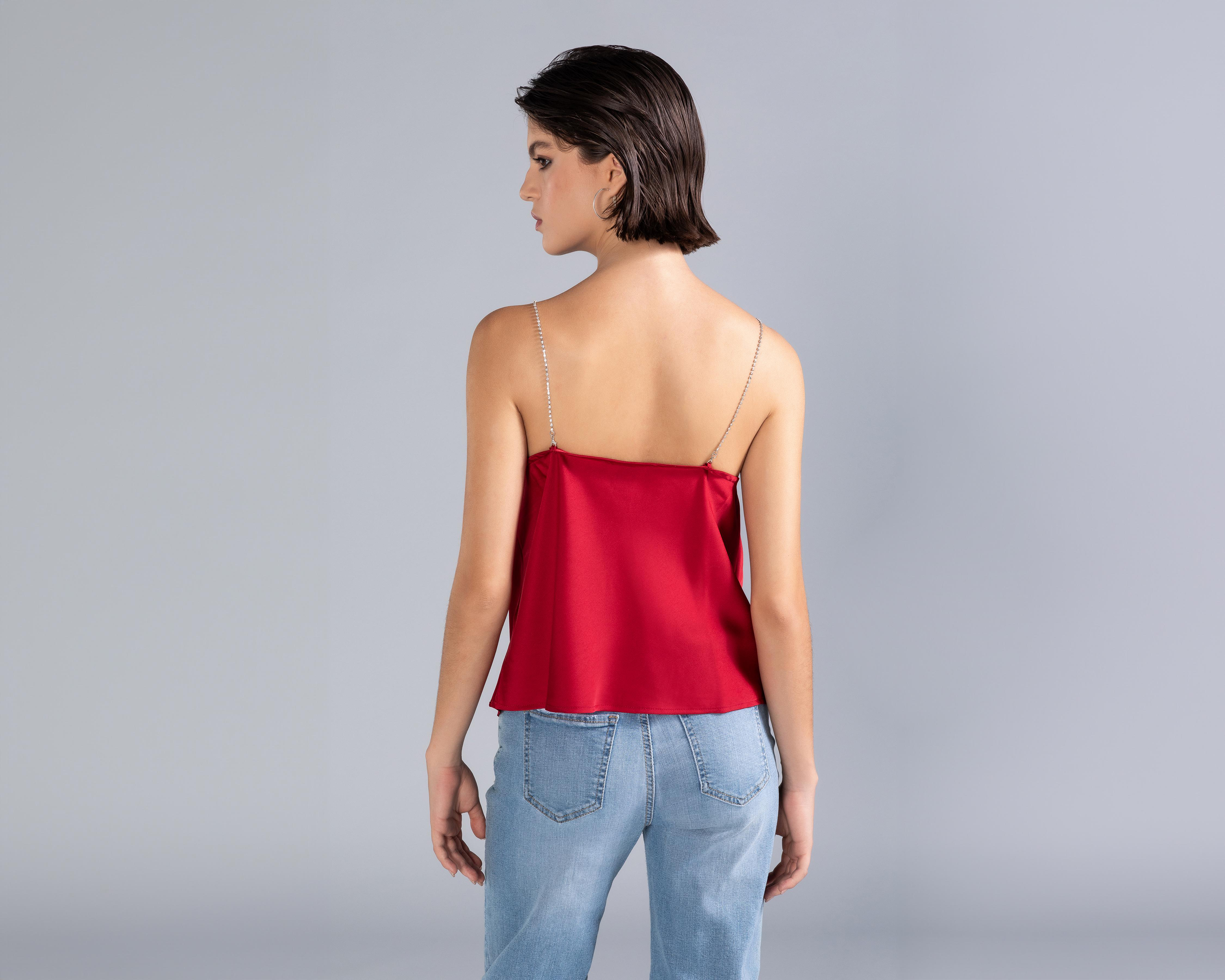 Foto 3 | Top Strona con Pedrería para Mujer
