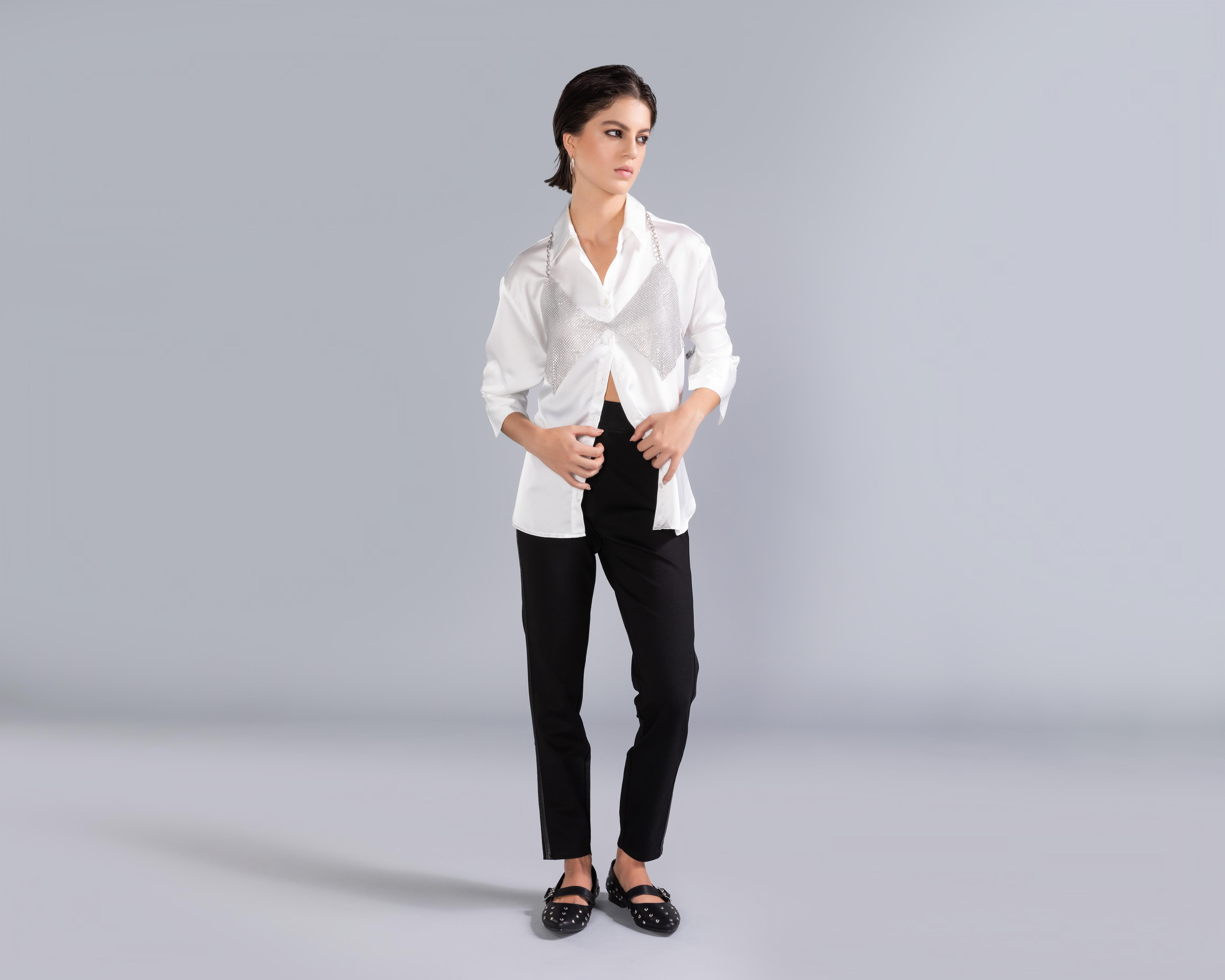 Foto 1 | Leggings Negros Strona para Mujer