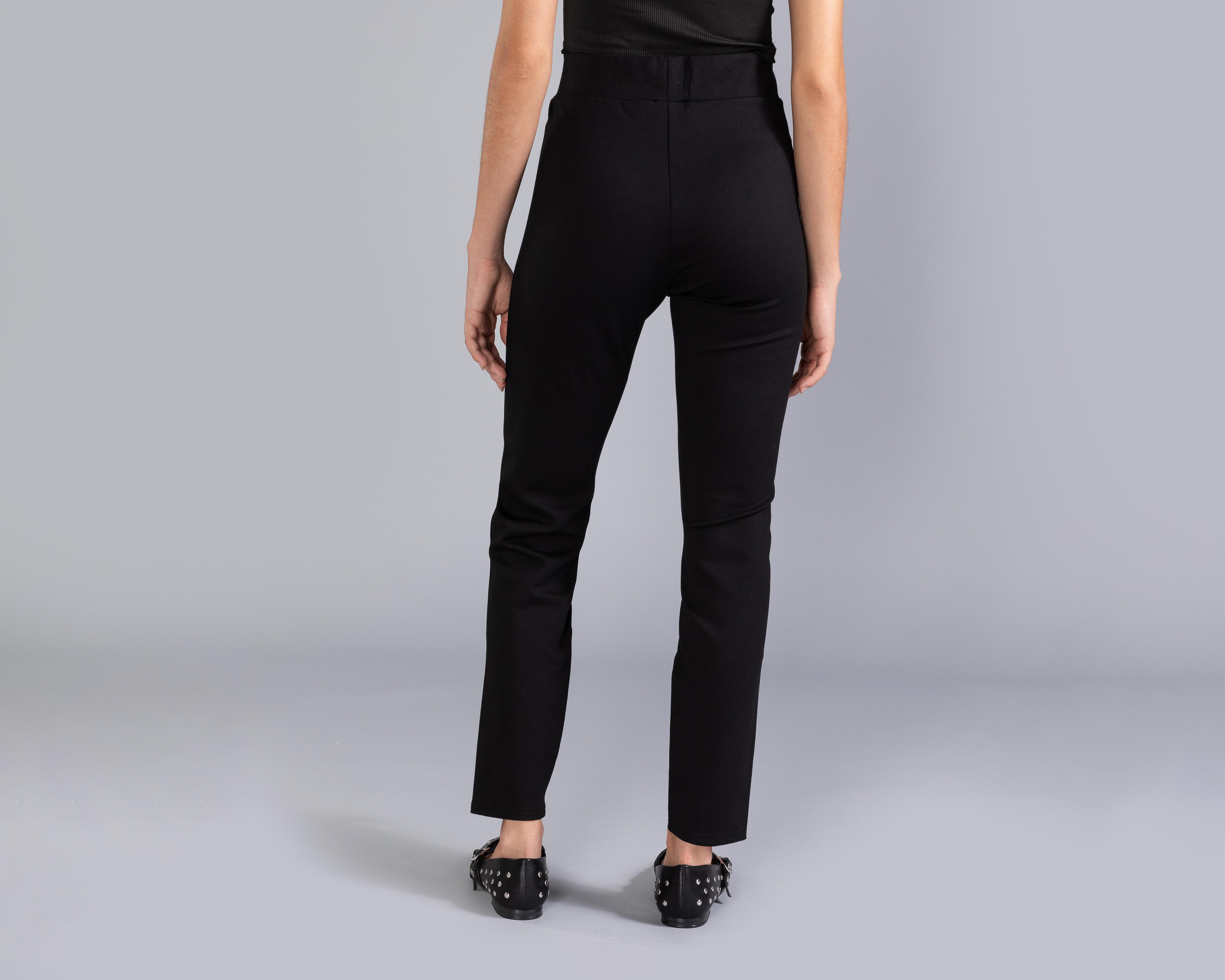 Foto 4 pulgar | Leggings Negros Strona para Mujer