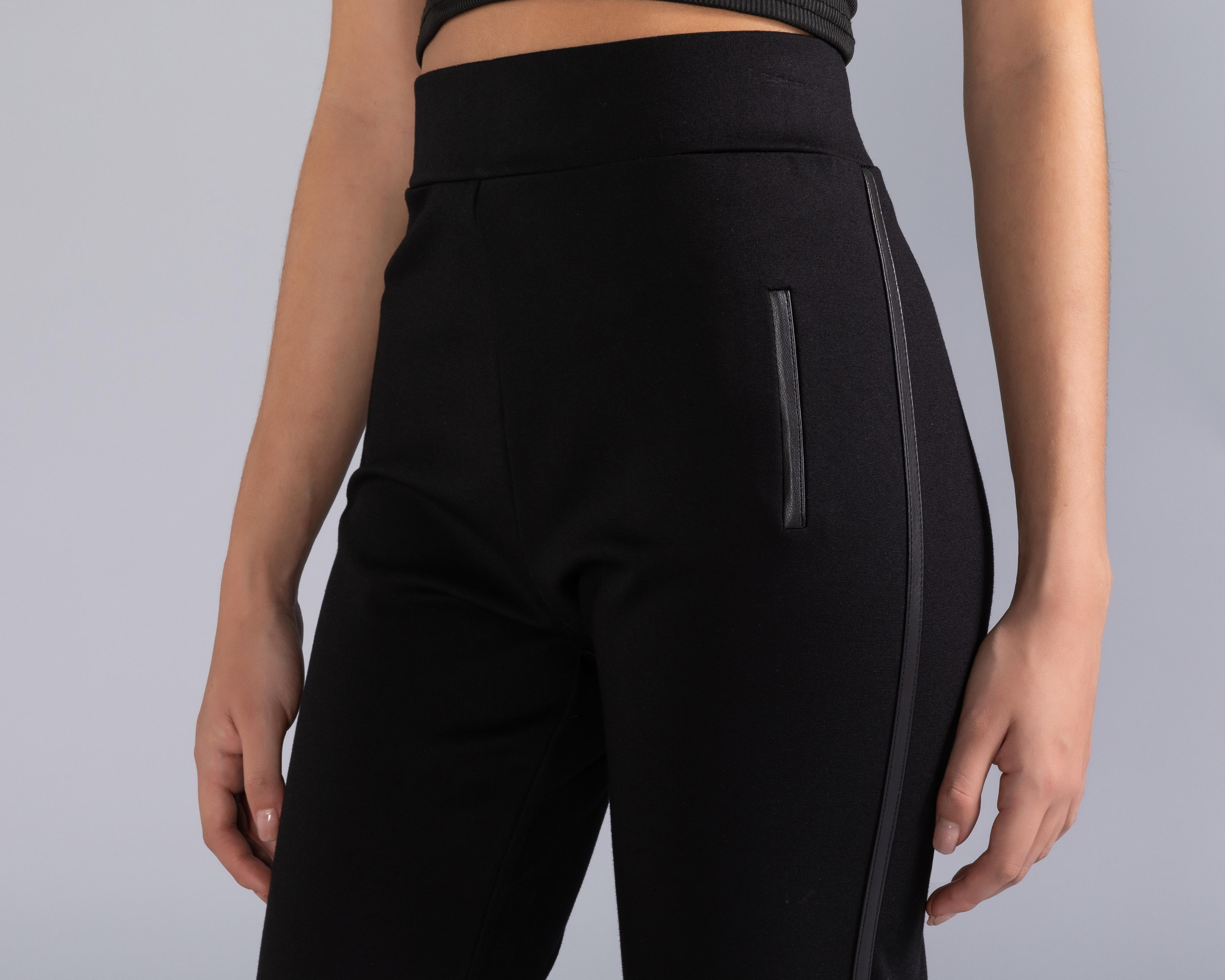 Foto 5 pulgar | Leggings Negros Strona para Mujer