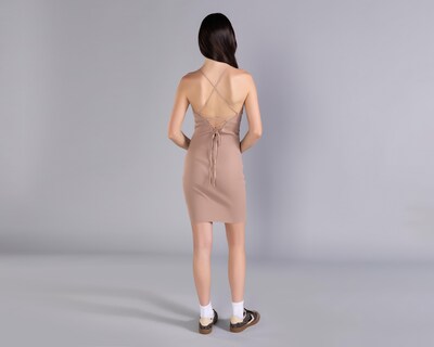 Foto 5 | Vestido Casual Strona Café de Tirantes