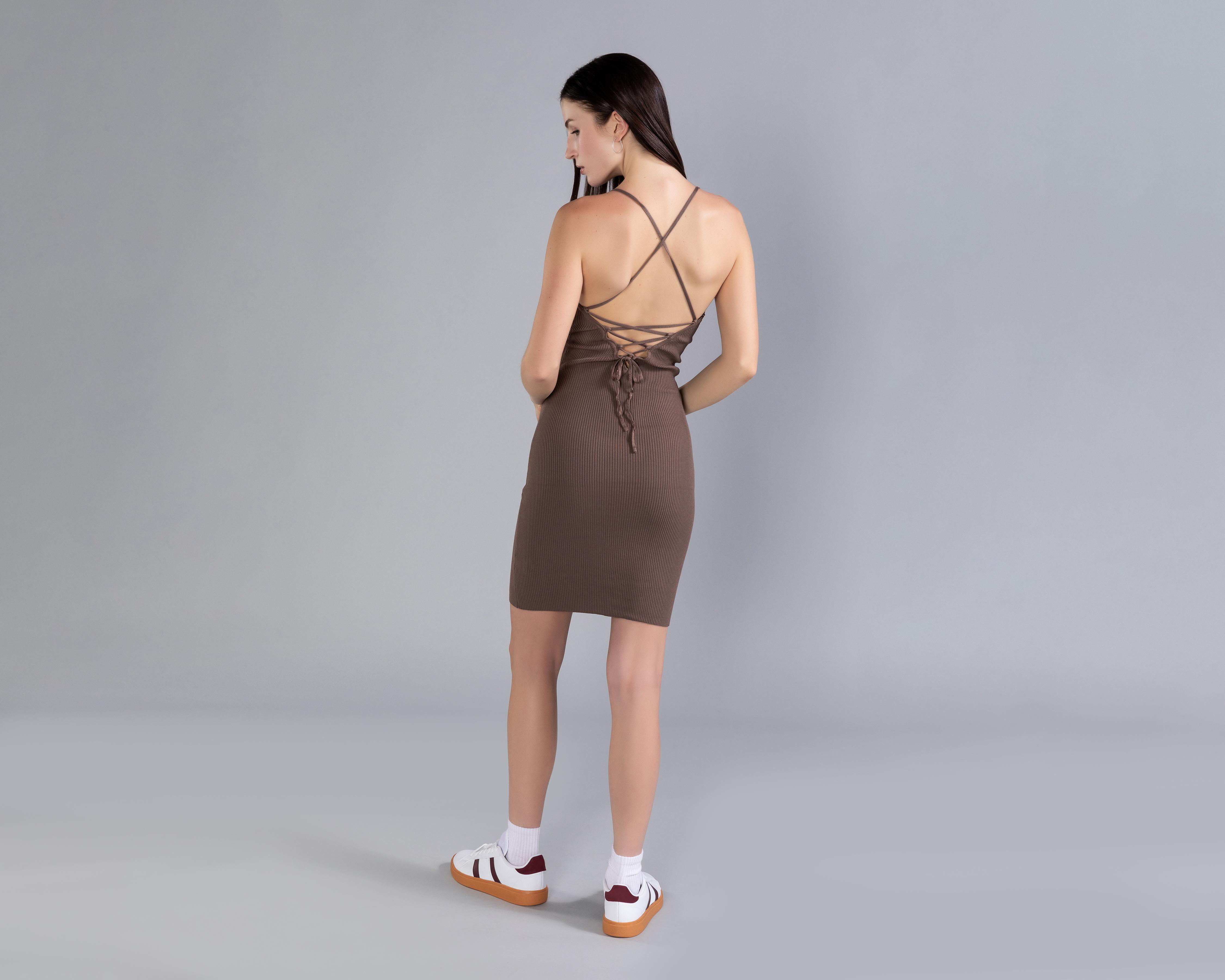 Foto 3 | Vestido Casual Strona Cocoa para Mujer