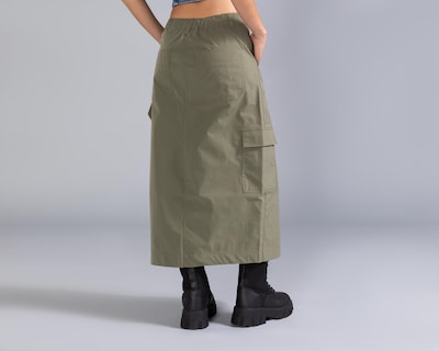 Foto 3 | Falda Larga Strona Verde para Mujer