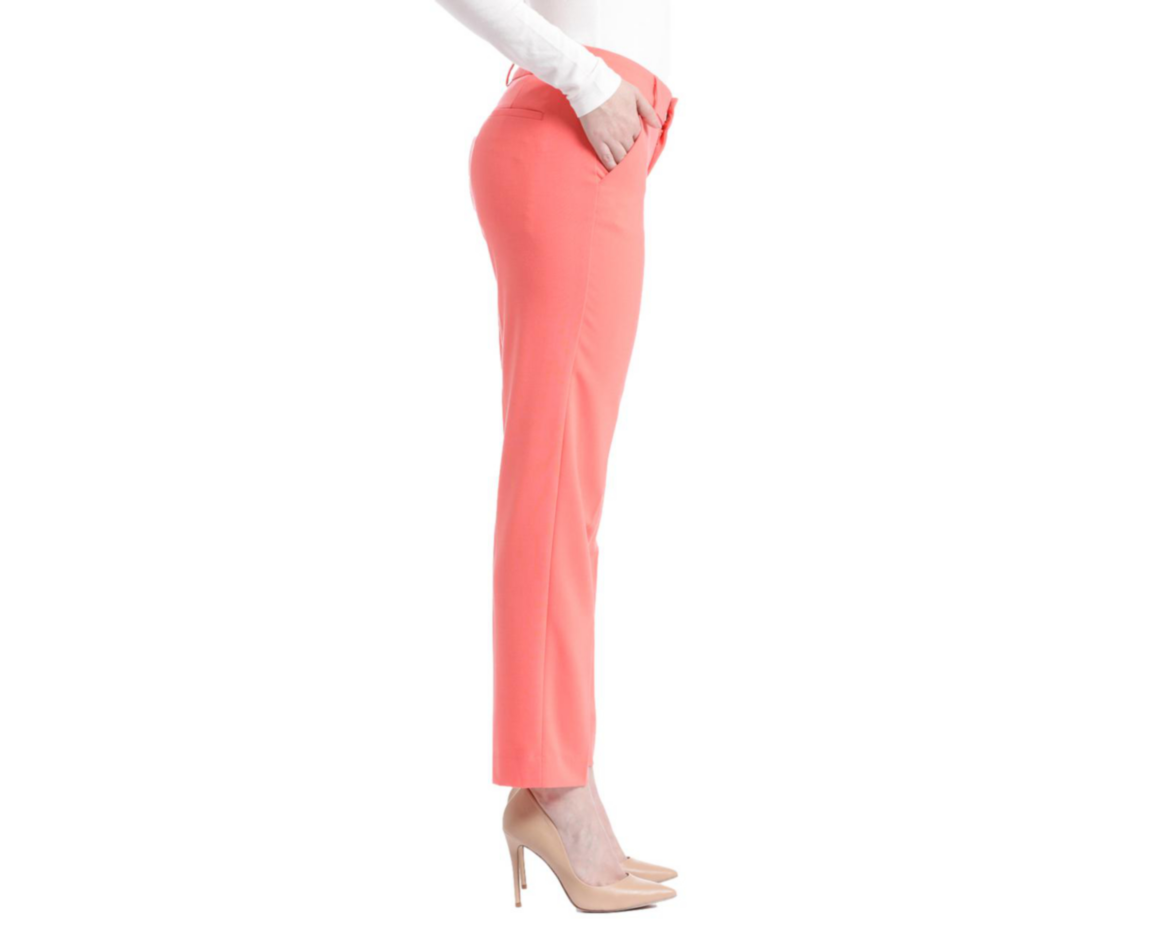 Foto 3 pulgar | Pantalón de Vestir Dockers New Refined Rosa para Mujer