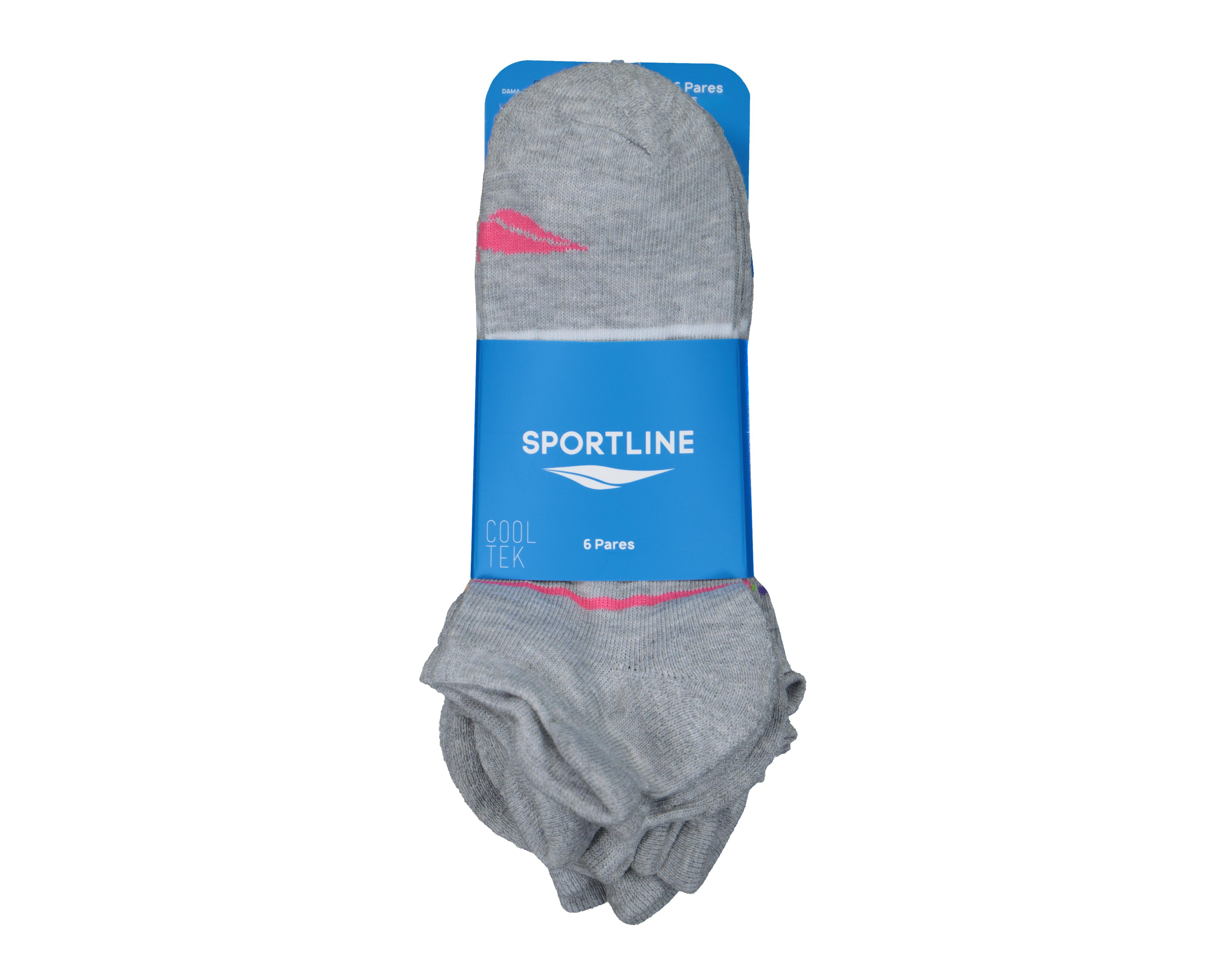 Foto 3 | Calcetas Deportivas Tines Sportline Cool-Tek para Mujer 6 Pares
