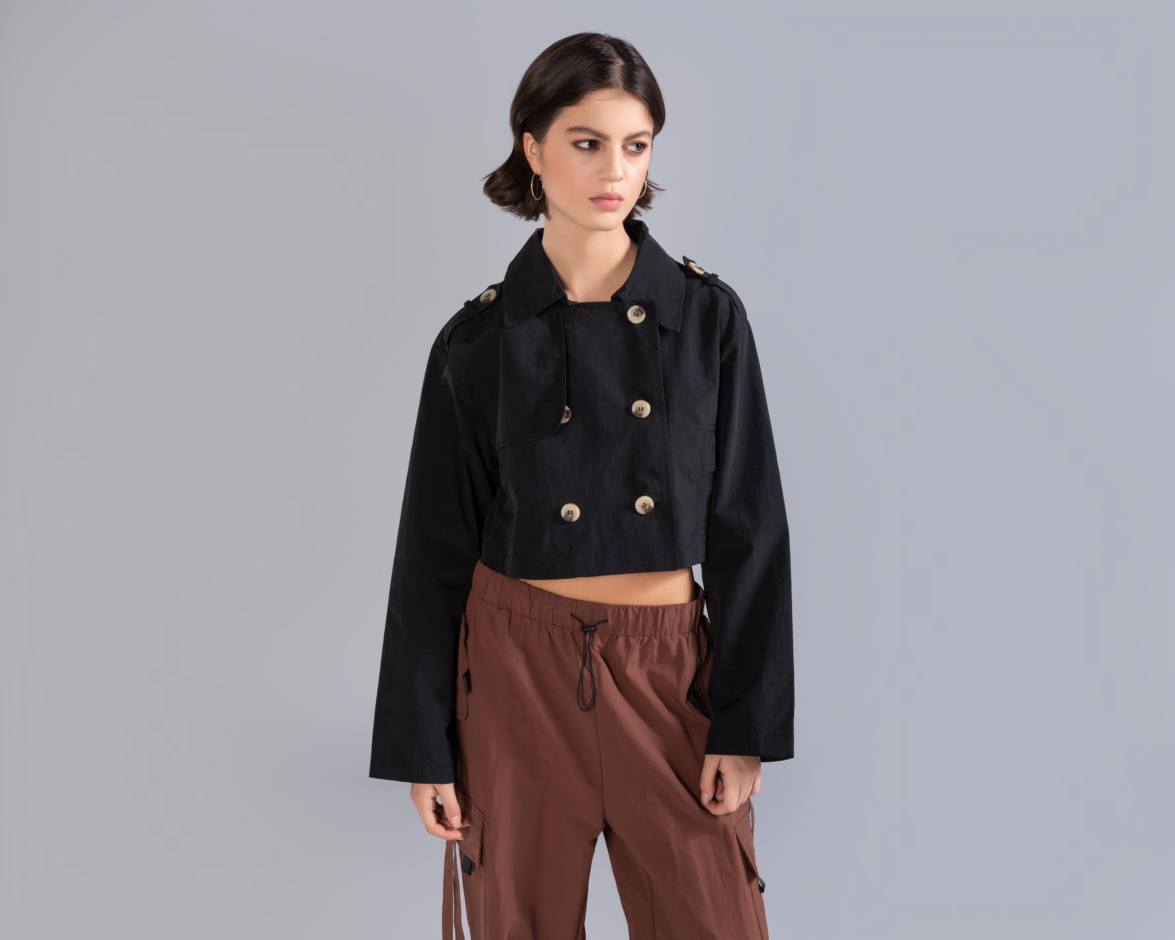 Foto 2 | Gabardina Corta Strona para Mujer
