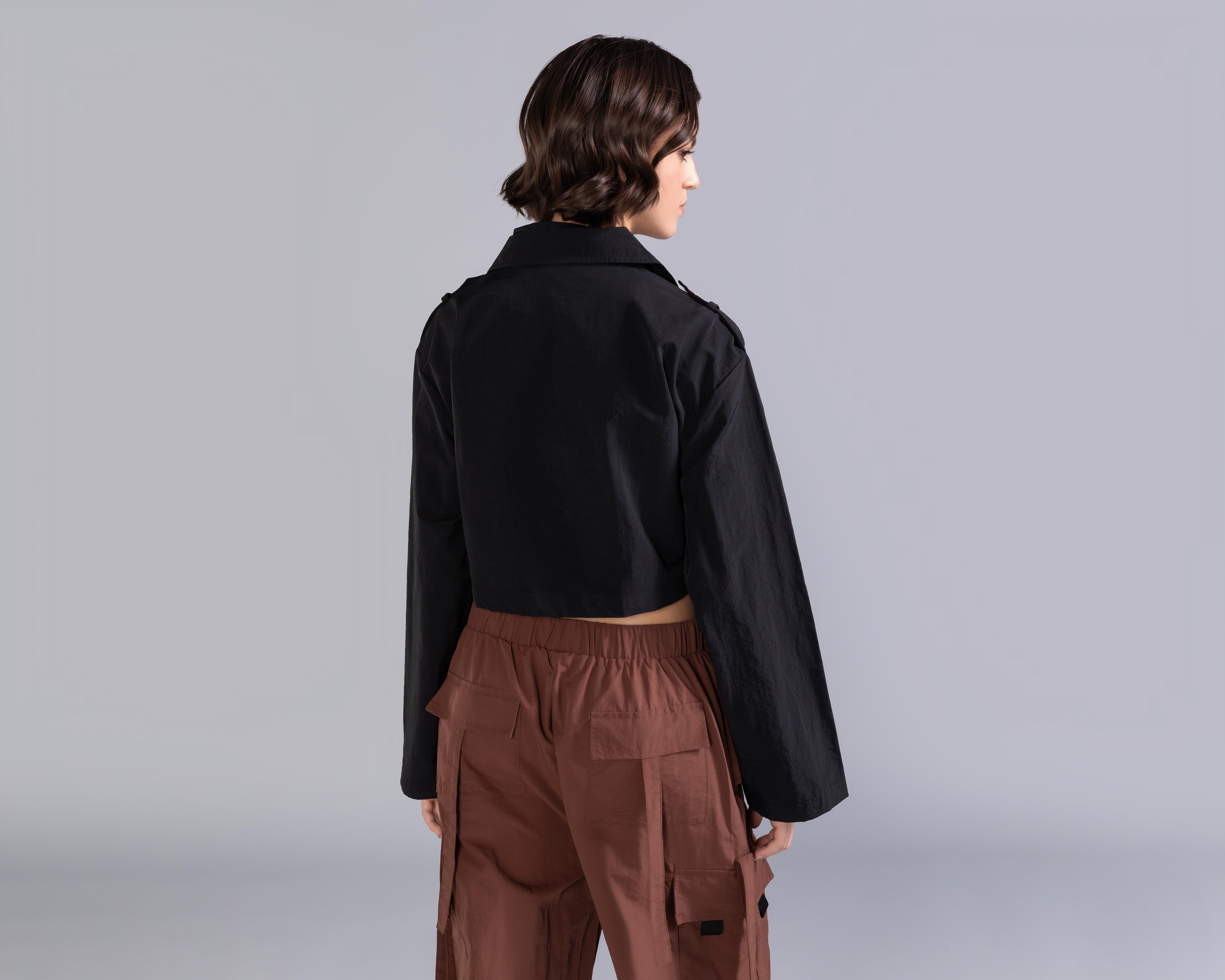 Foto 4 pulgar | Gabardina Corta Strona para Mujer