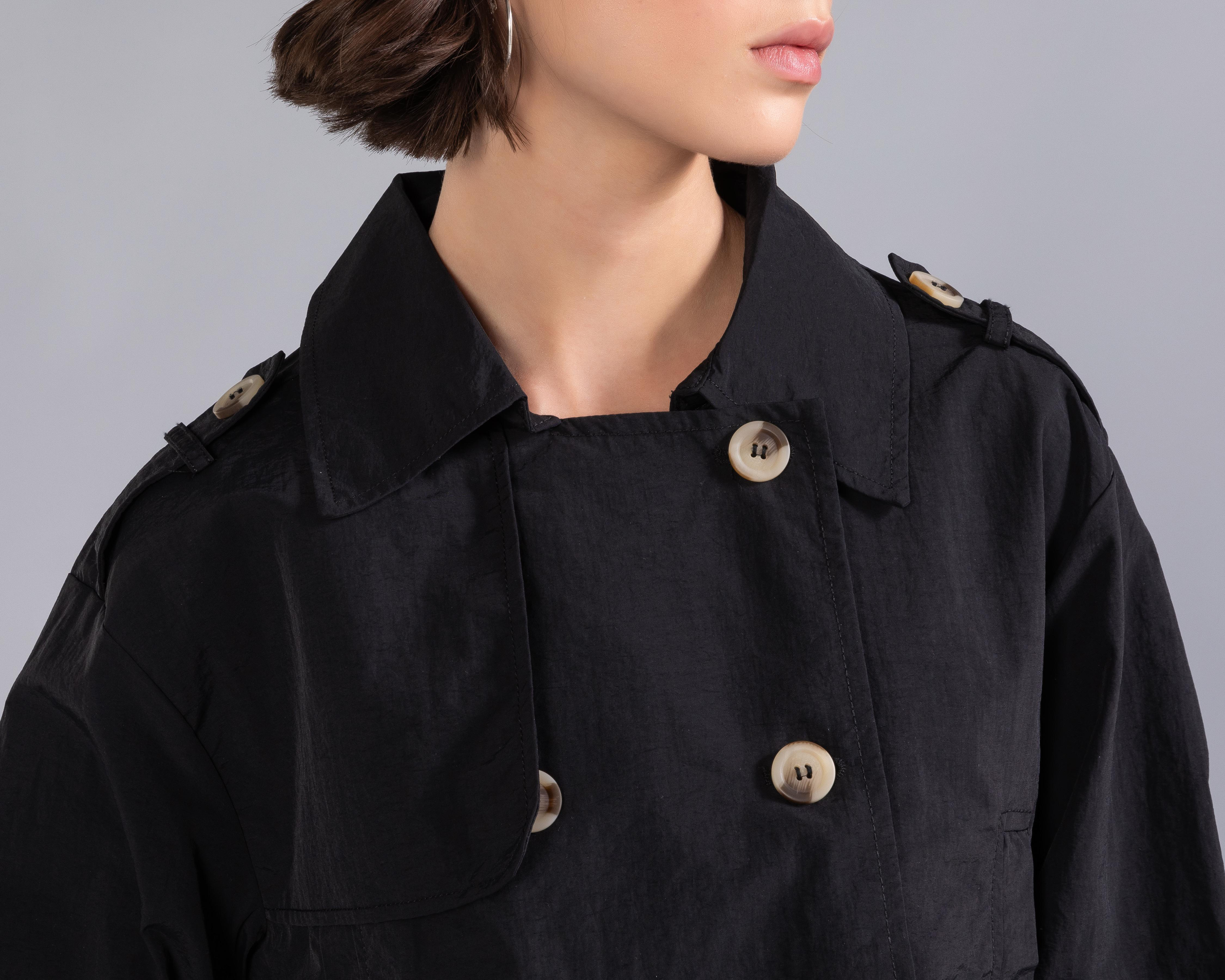 Foto 4 | Gabardina Corta Strona para Mujer