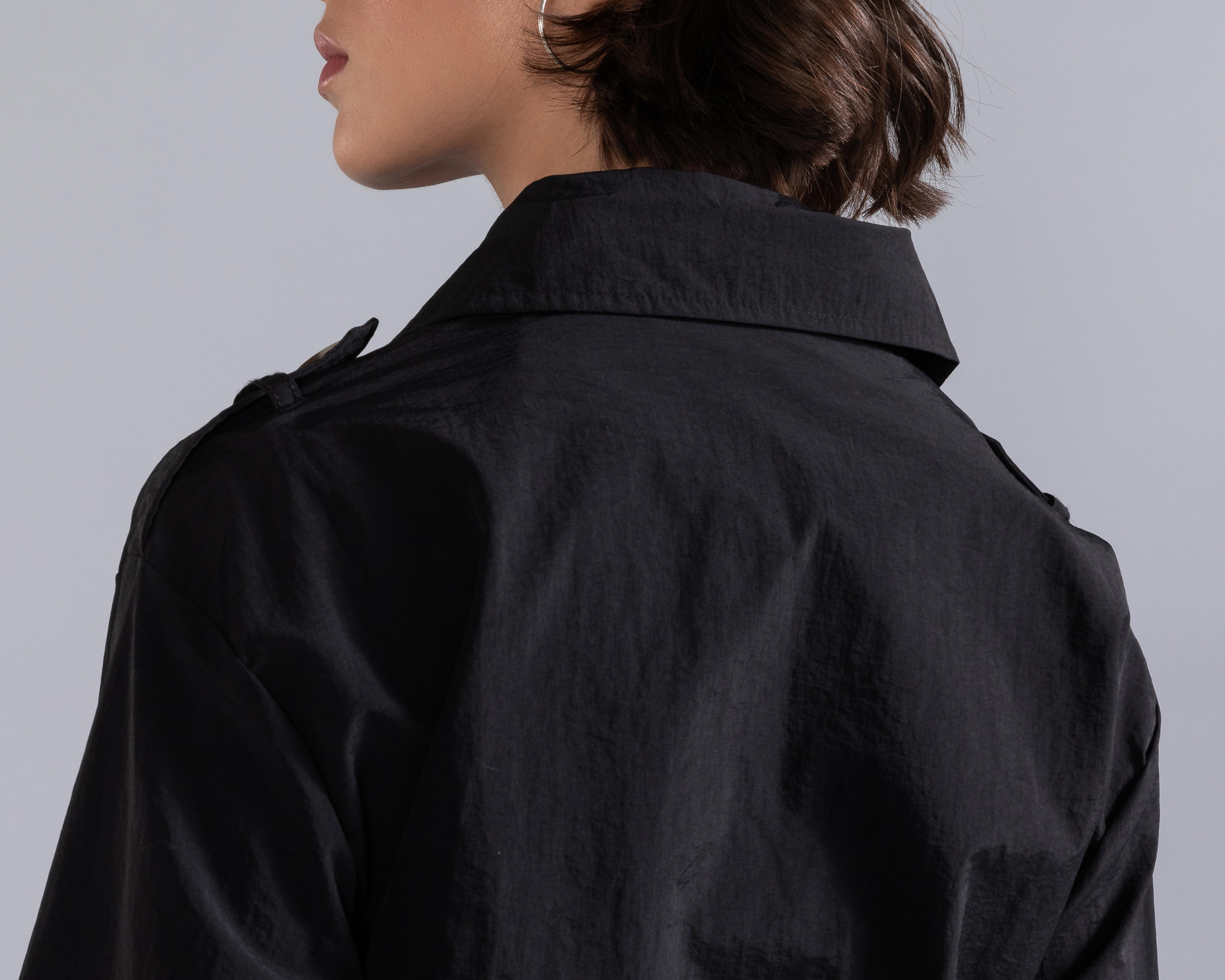 Foto 6 pulgar | Gabardina Corta Strona para Mujer