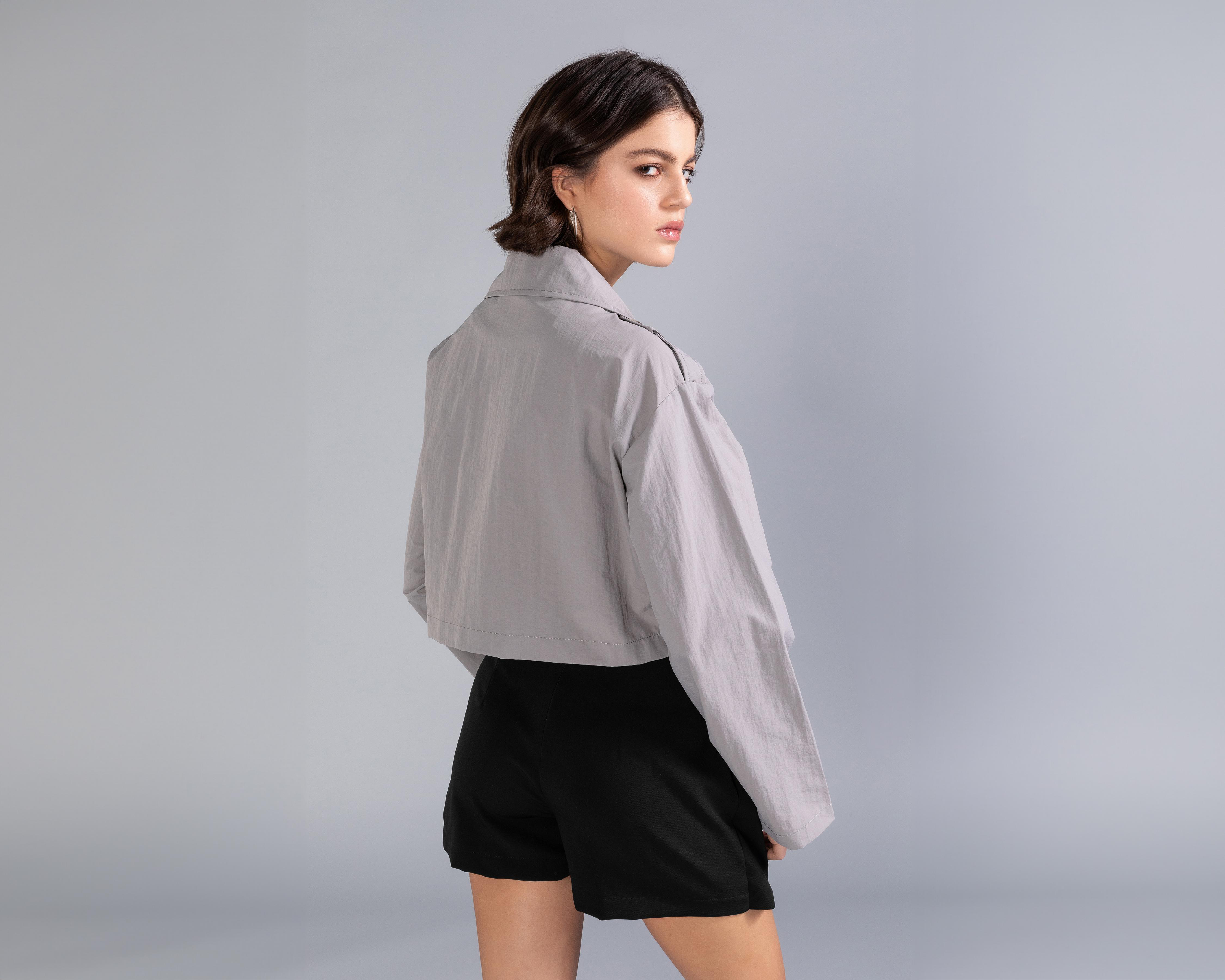 Foto 4 pulgar | Gabardina Corta Strona para Mujer