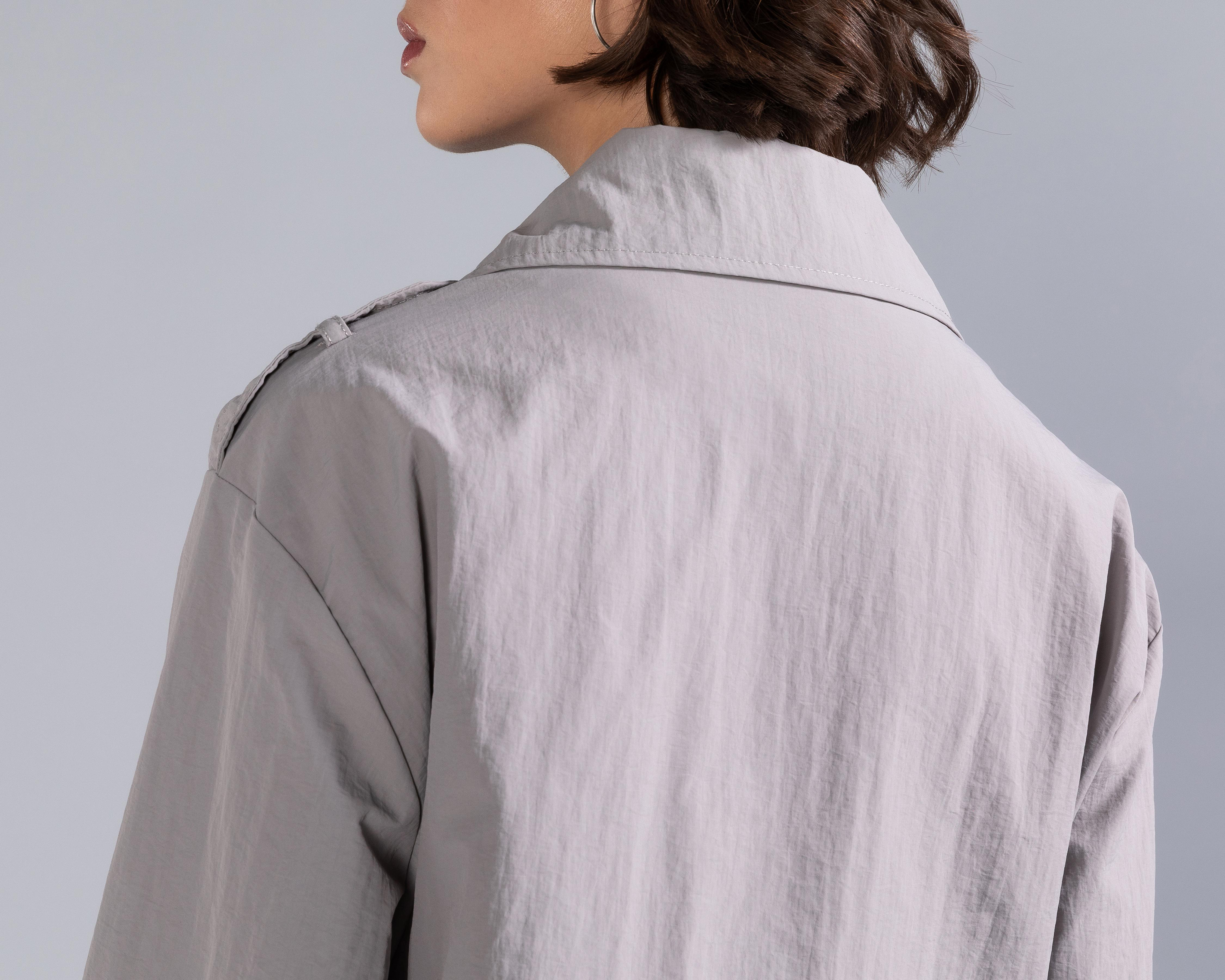 Foto 6 pulgar | Gabardina Corta Strona para Mujer