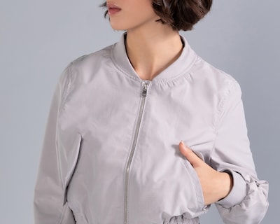 Foto 4 | Chamarra Gris Strona para Mujer