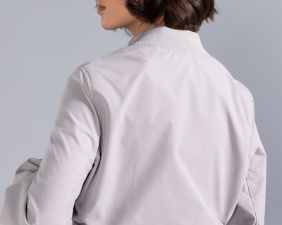 Foto 5 | Chamarra Gris Strona para Mujer