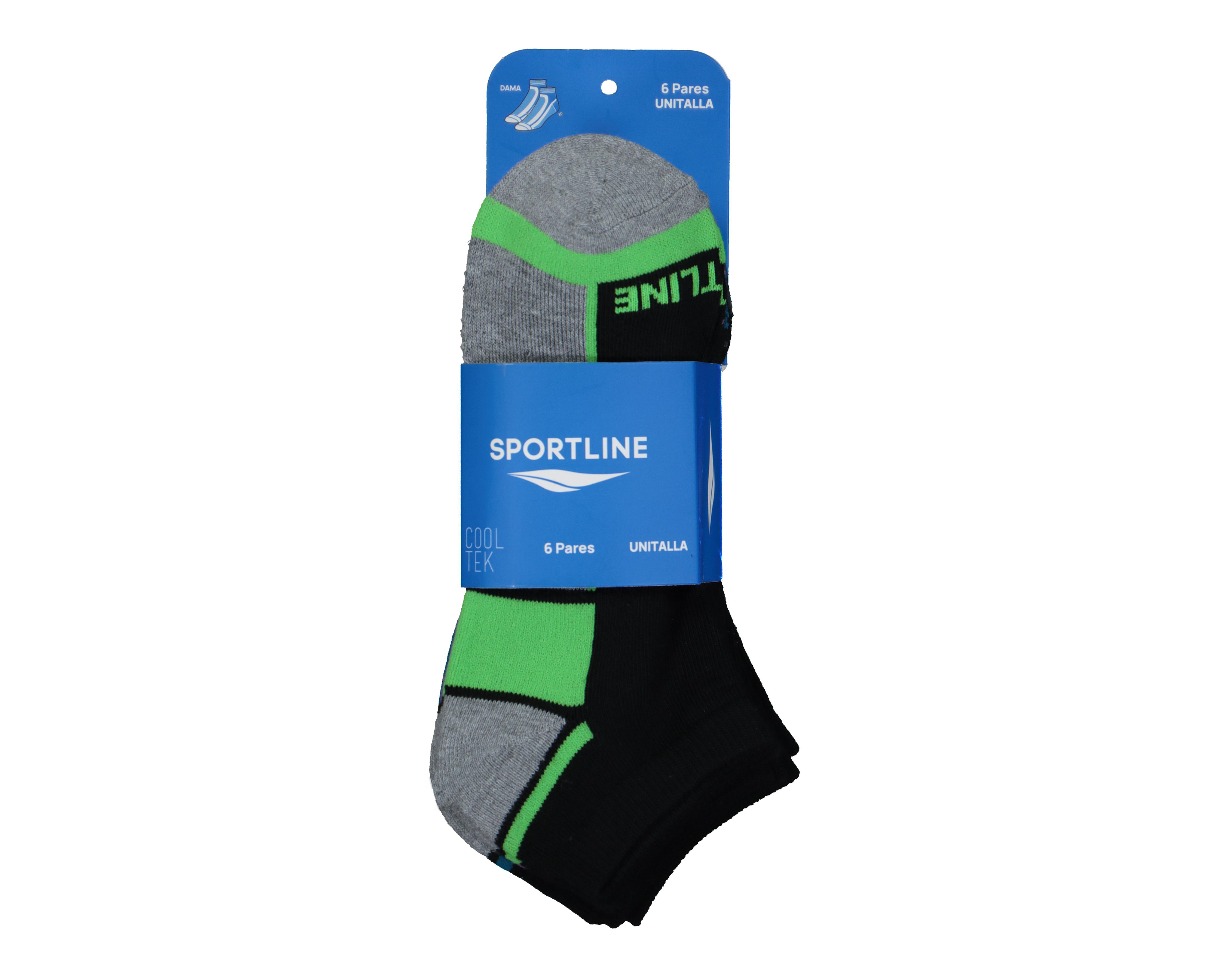 Foto 3 | Calcetas Deportivas Tines Sportline Cooltek para Mujer 6 Pares