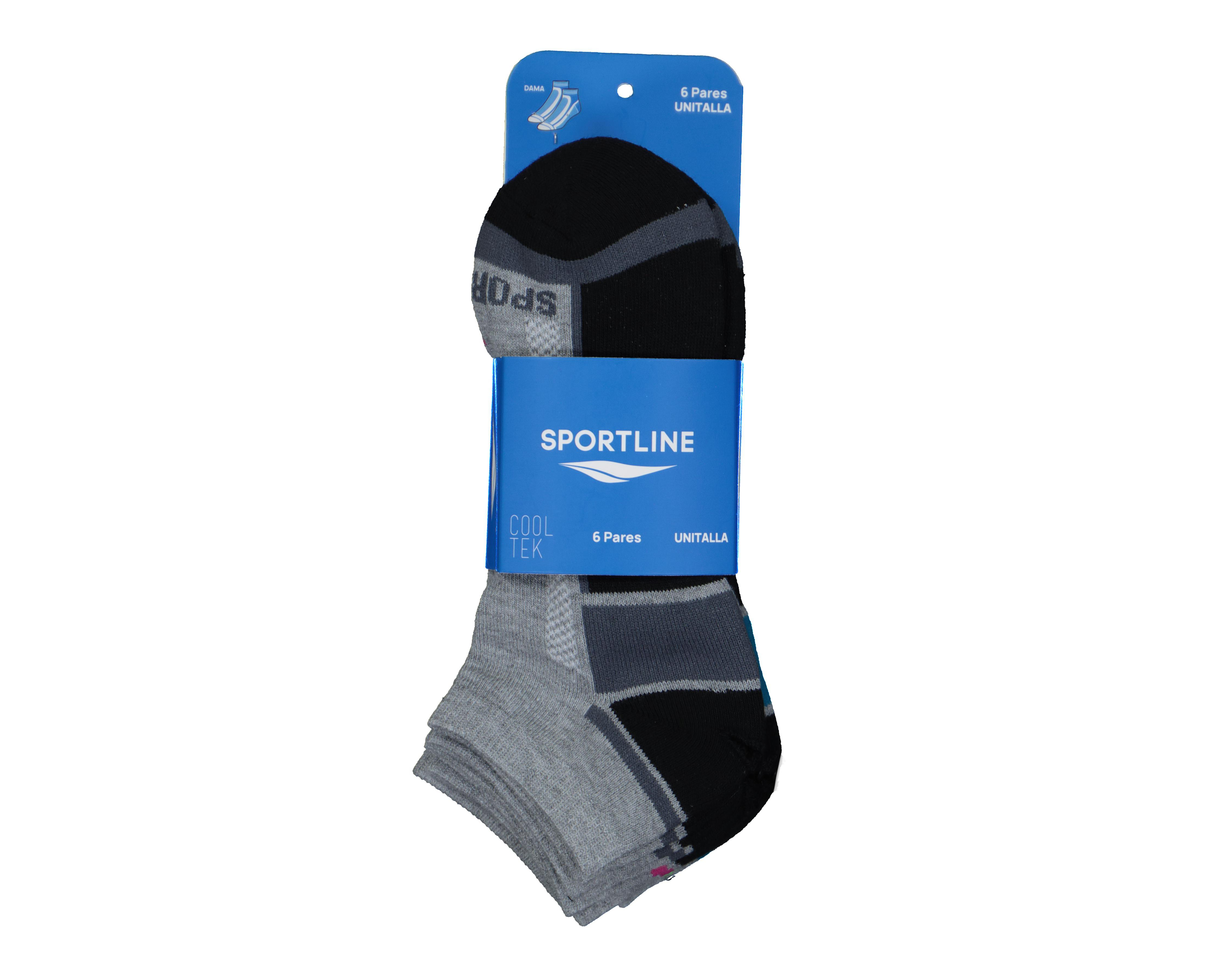 Foto 4 pulgar | Calcetas Deportivas Tines Sportline Cooltek para Mujer 6 Pares