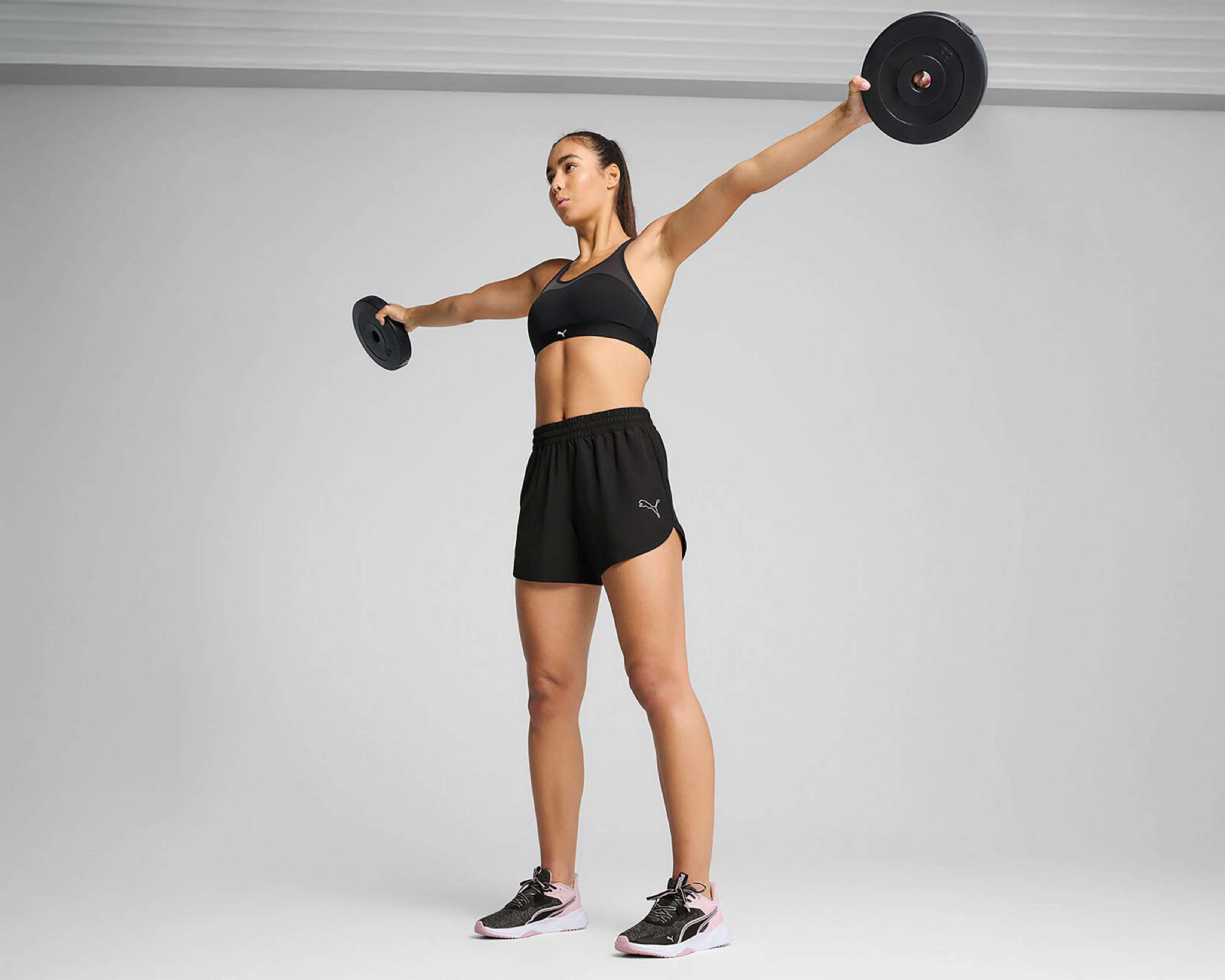 Foto 8 pulgar | Short de Entrenamiento Puma Active 4 Woven DryCELL para Mujer