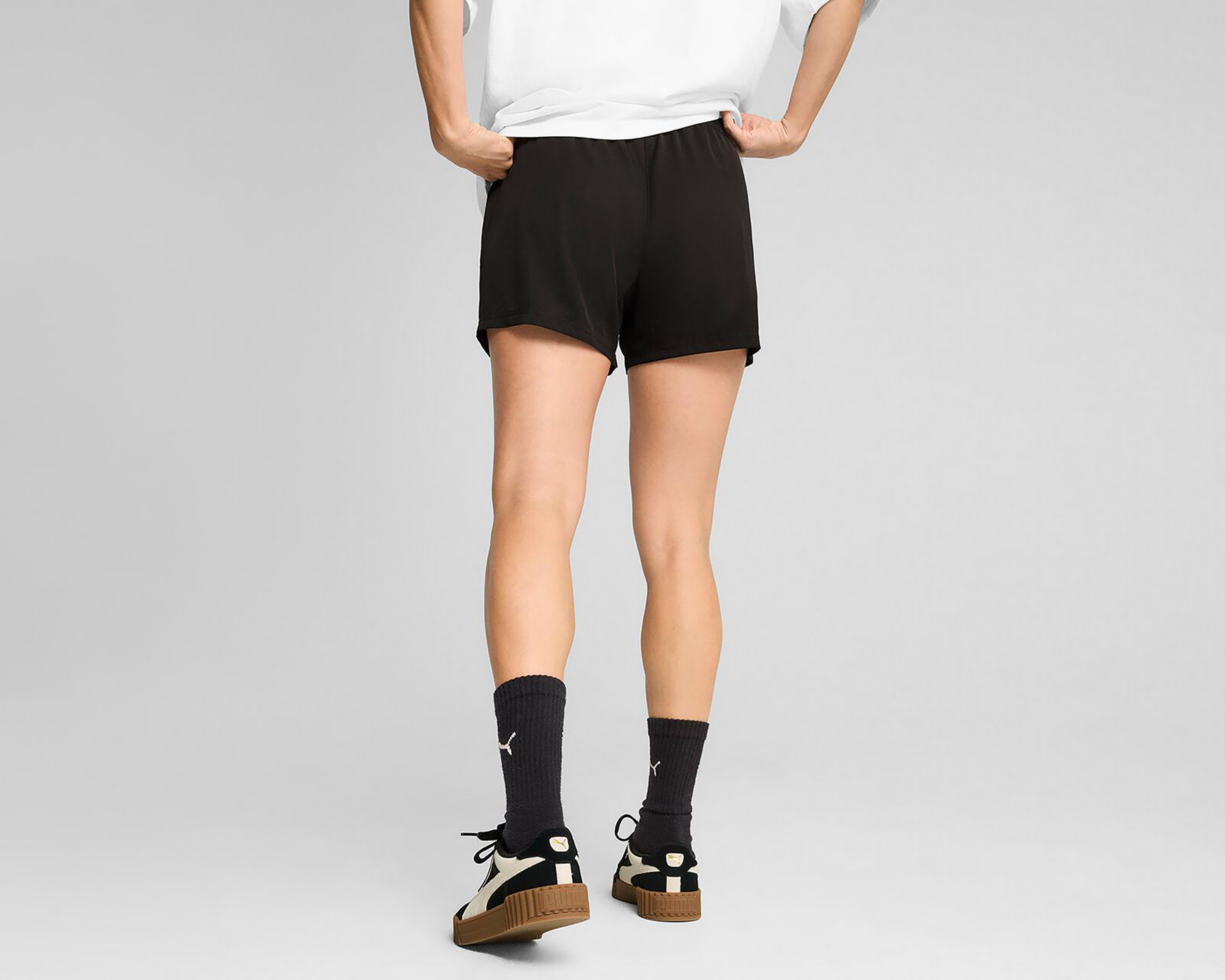 Foto 5 pulgar | Short de Entrenamiento Puma Ess 4 Woven para Mujer