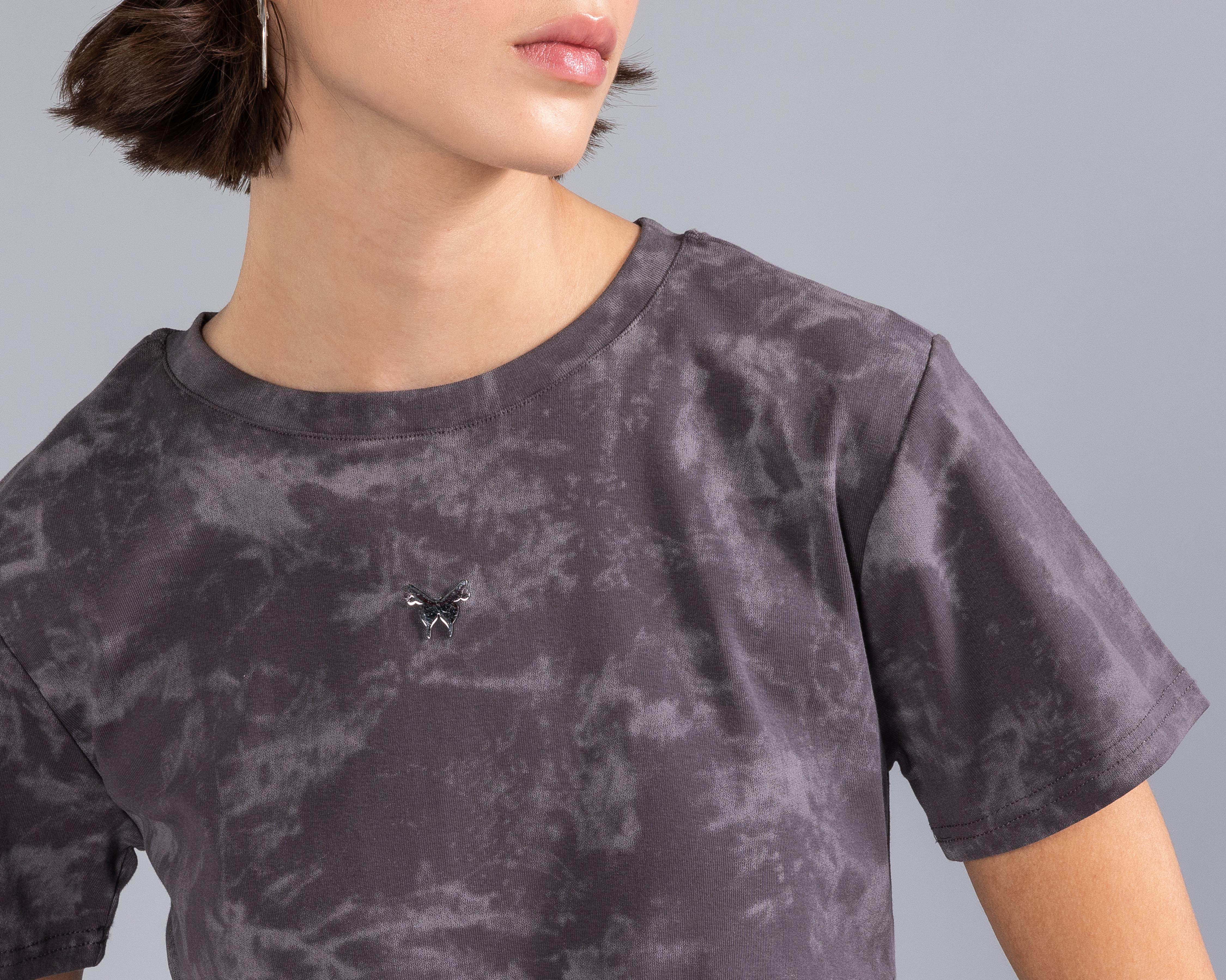 Foto 5 pulgar | Playera Strona Manga Corta para Mujer