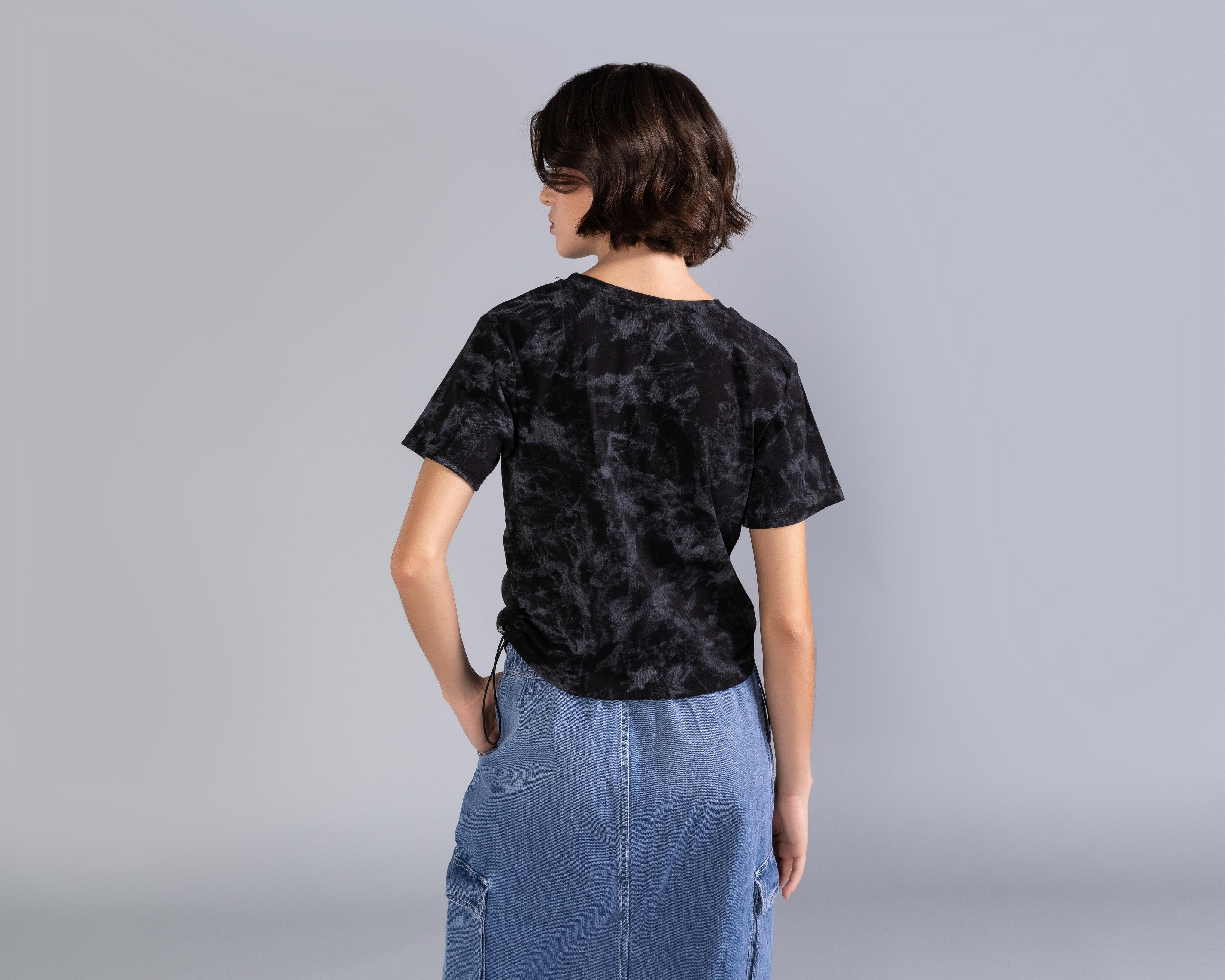 Foto 4 pulgar | Playera Strona Manga Corta para Mujer