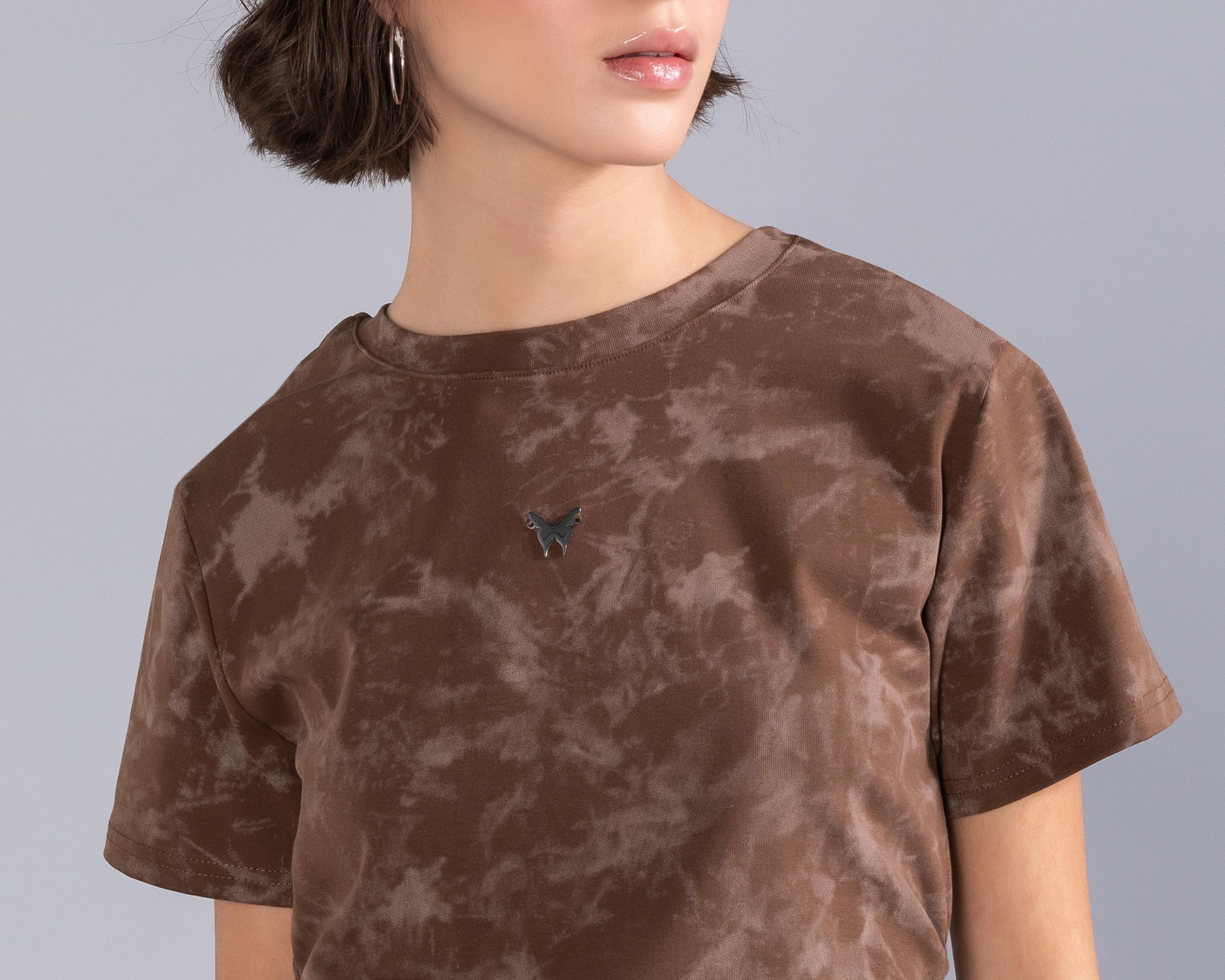 Foto 5 pulgar | Playera Strona Manga Corta para Mujer