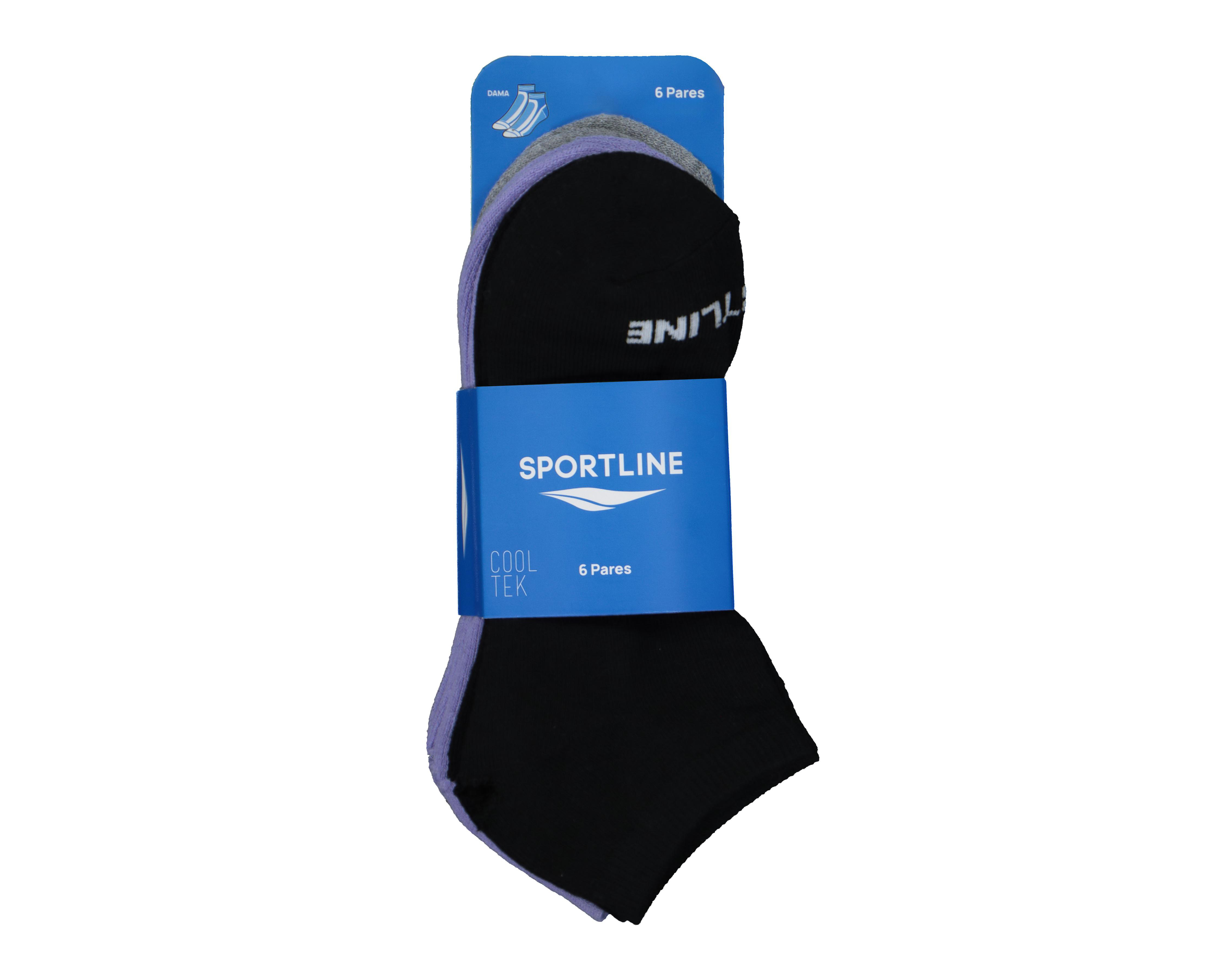 Foto 4 pulgar | Calcetas Deportivas Tines Sportline Cooltek para Mujer 6 Pares