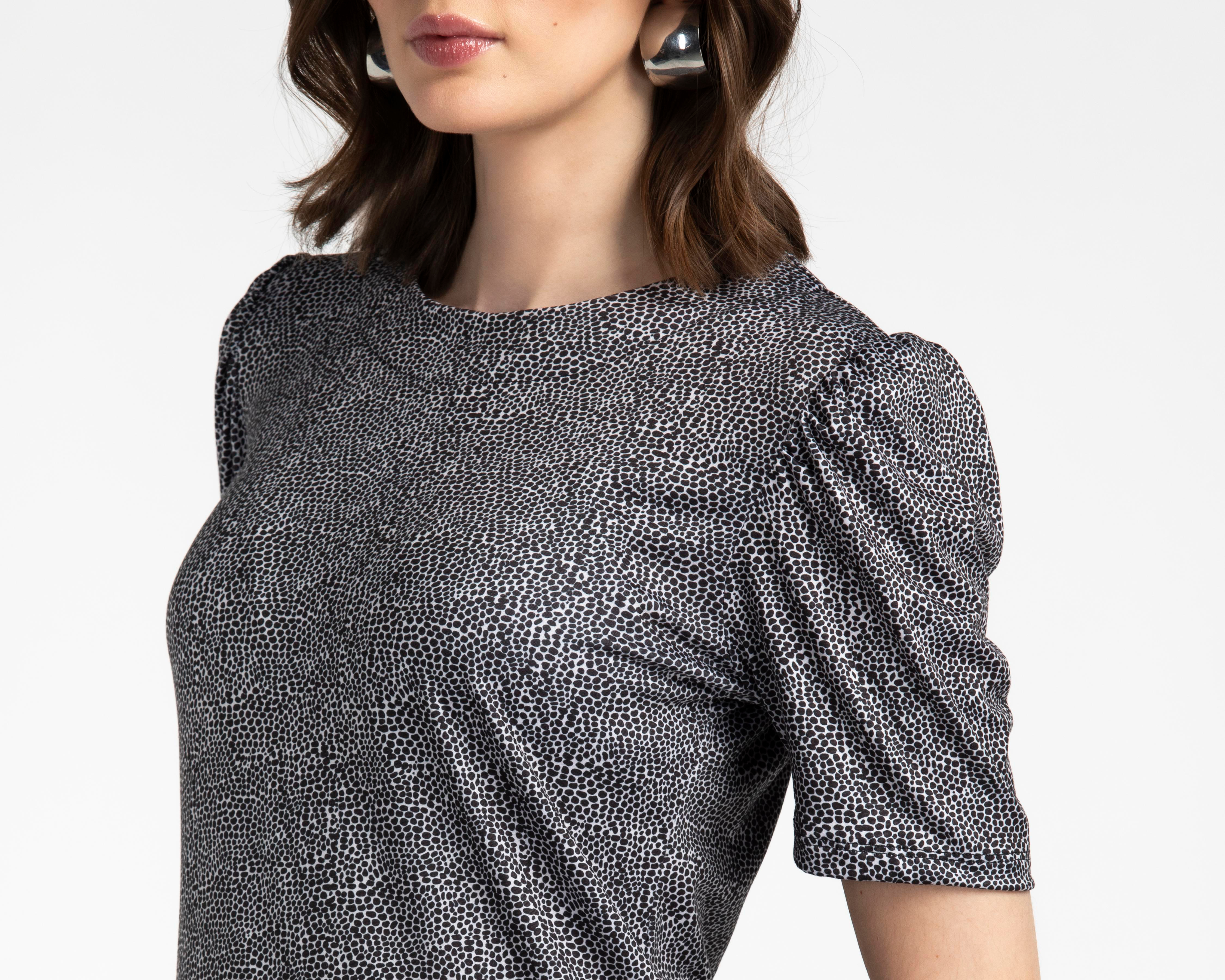 Foto 5 pulgar | Blusa con Miniprint Sahara para Mujer