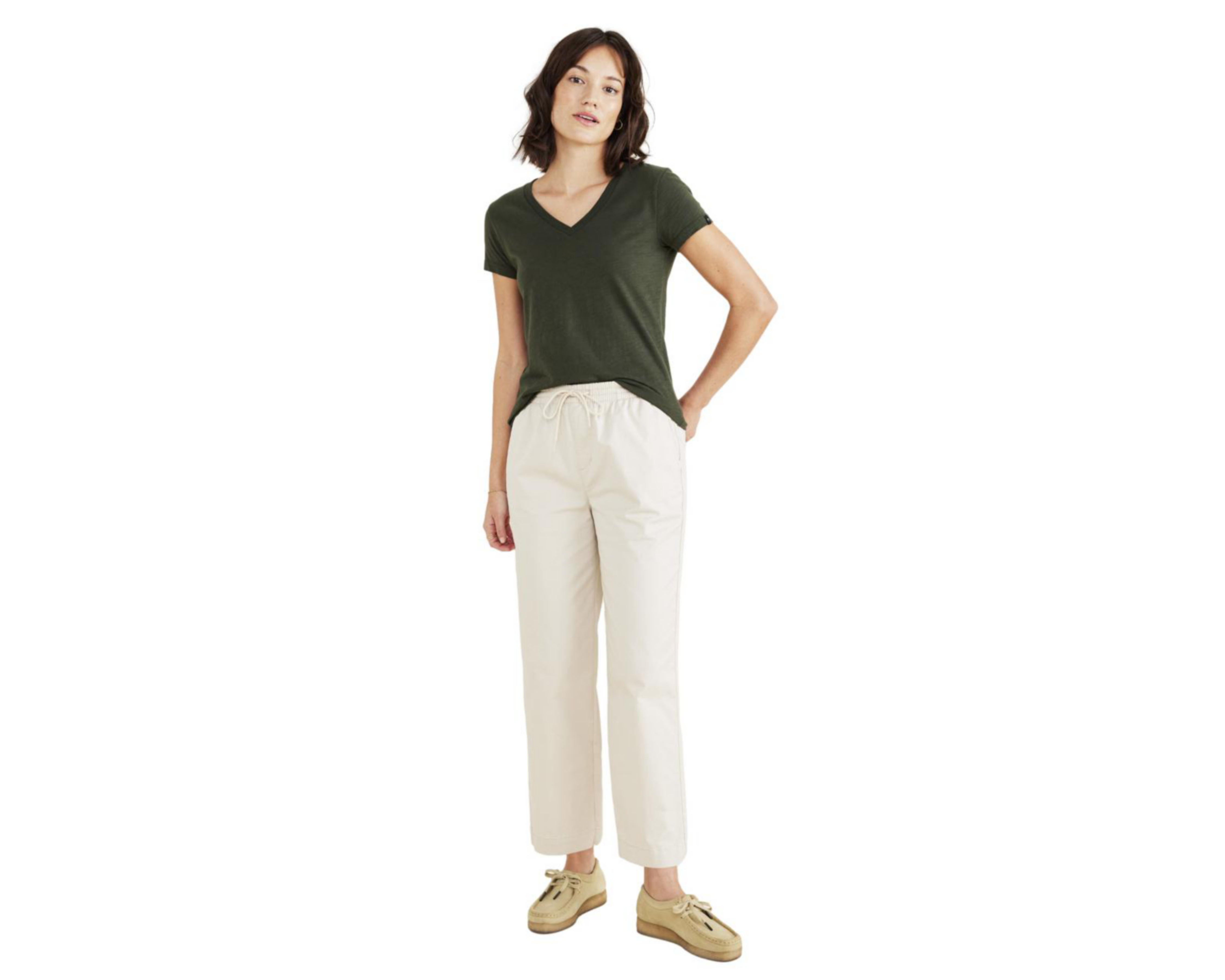 Foto 5 pulgar | Pantalón Chino Dockers Beige para Mujer