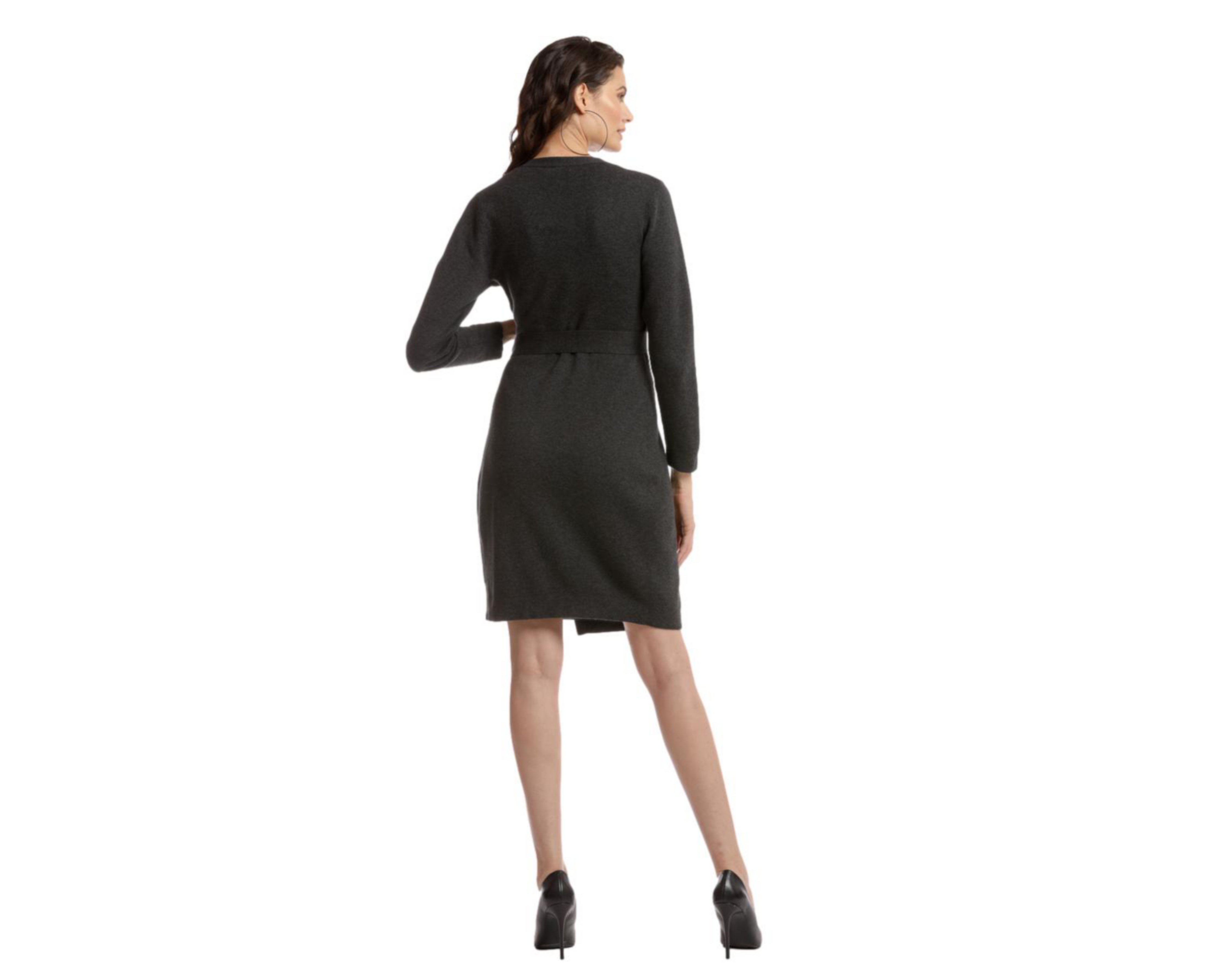 Foto 4 pulgar | Vestido Casual Dockers Corto Negro Cuello V para Mujer