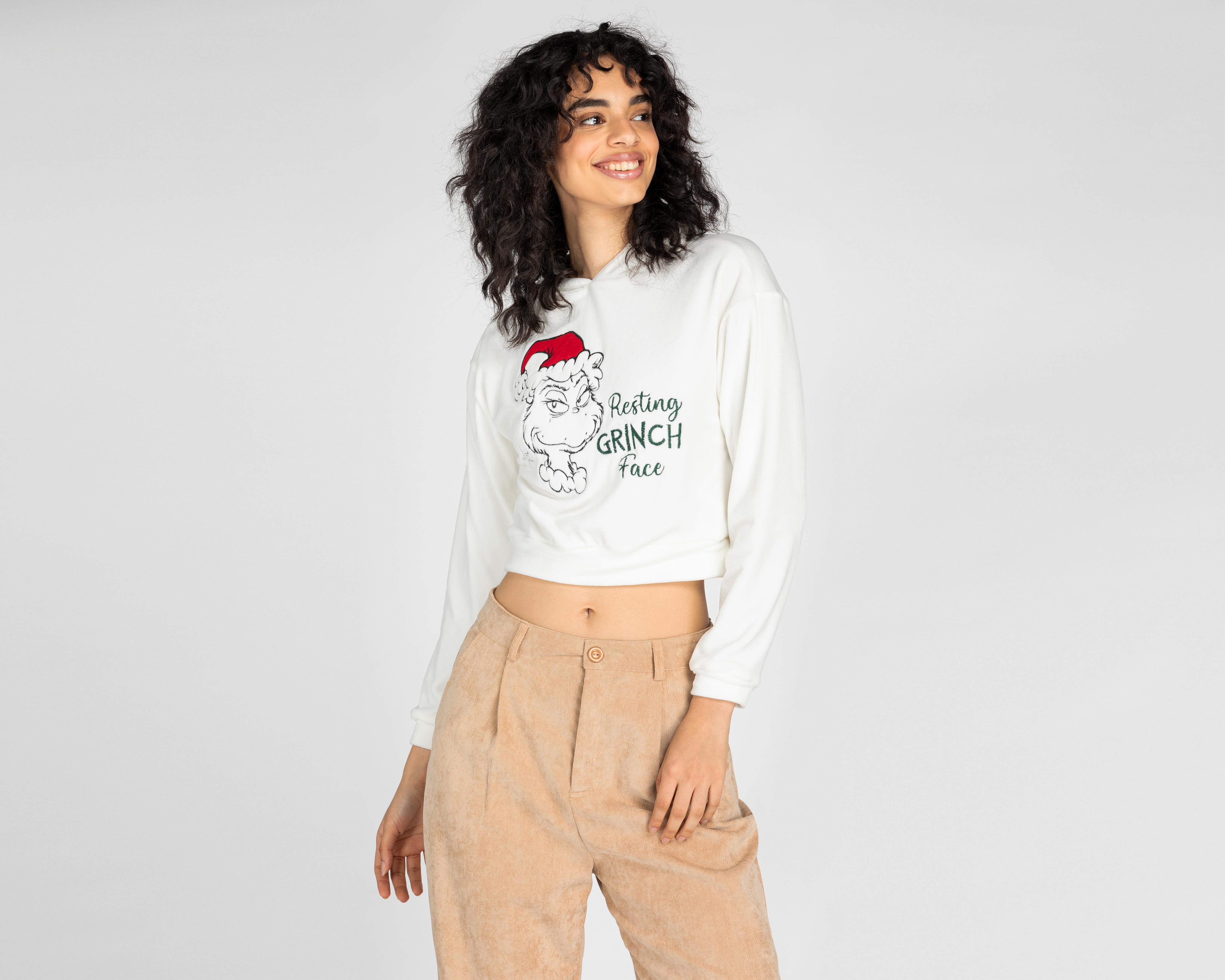 Foto 2 pulgar | Sudadera Dr. Seuss The Grinch con Capucha