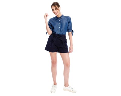 Foto 2 | Short Dockers con Lazo para Mujer