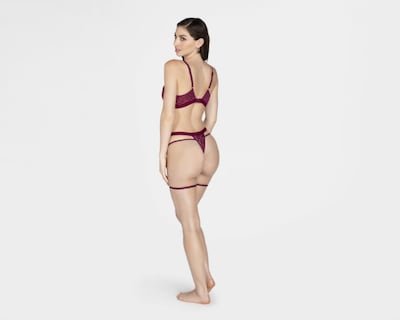 Foto 2 | Coordinado de Encaje Jennifer Lopez Copa Completa para Mujer 2 Pack