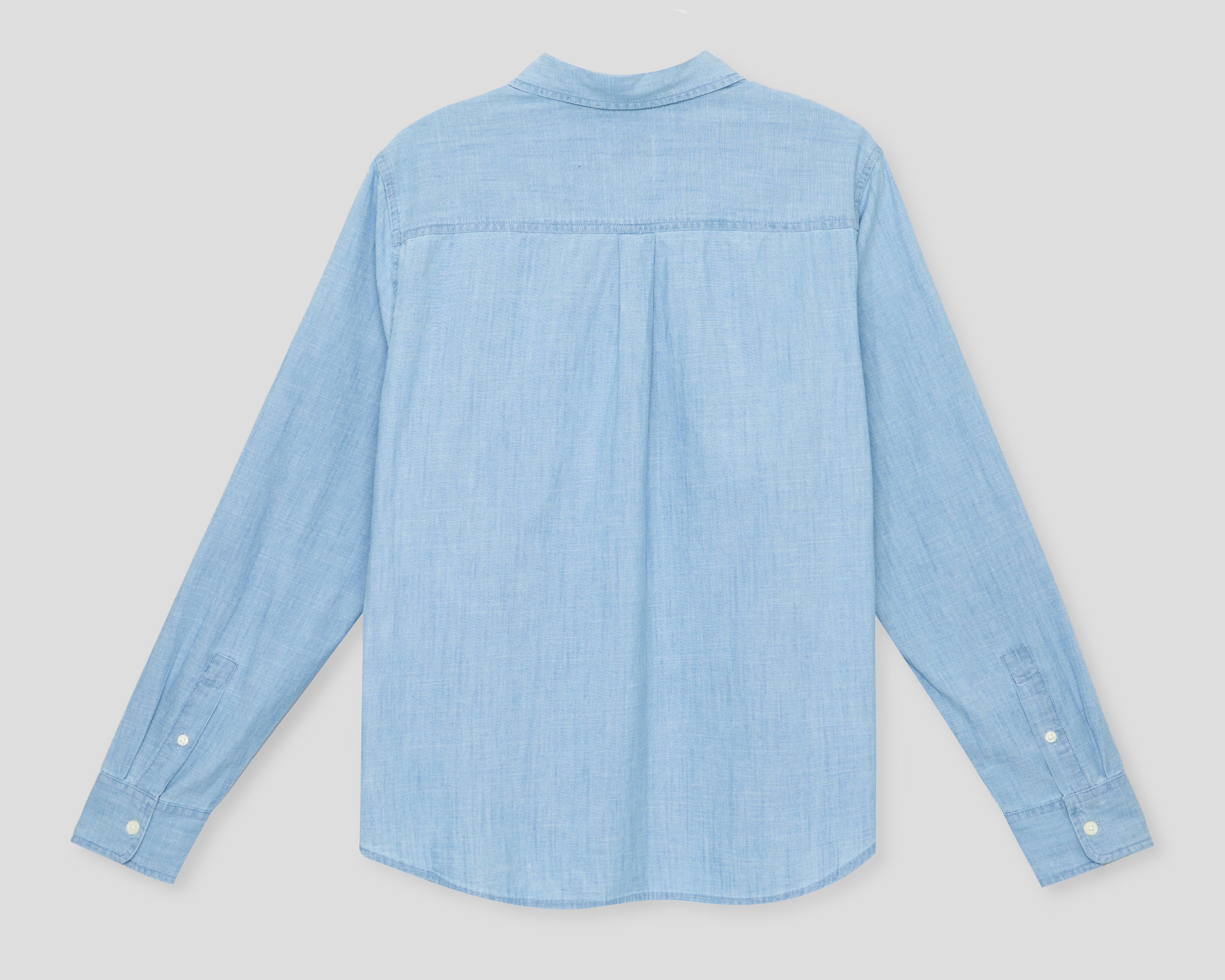 Foto 3 pulgar | Camisa Levi's Azul para Mujer