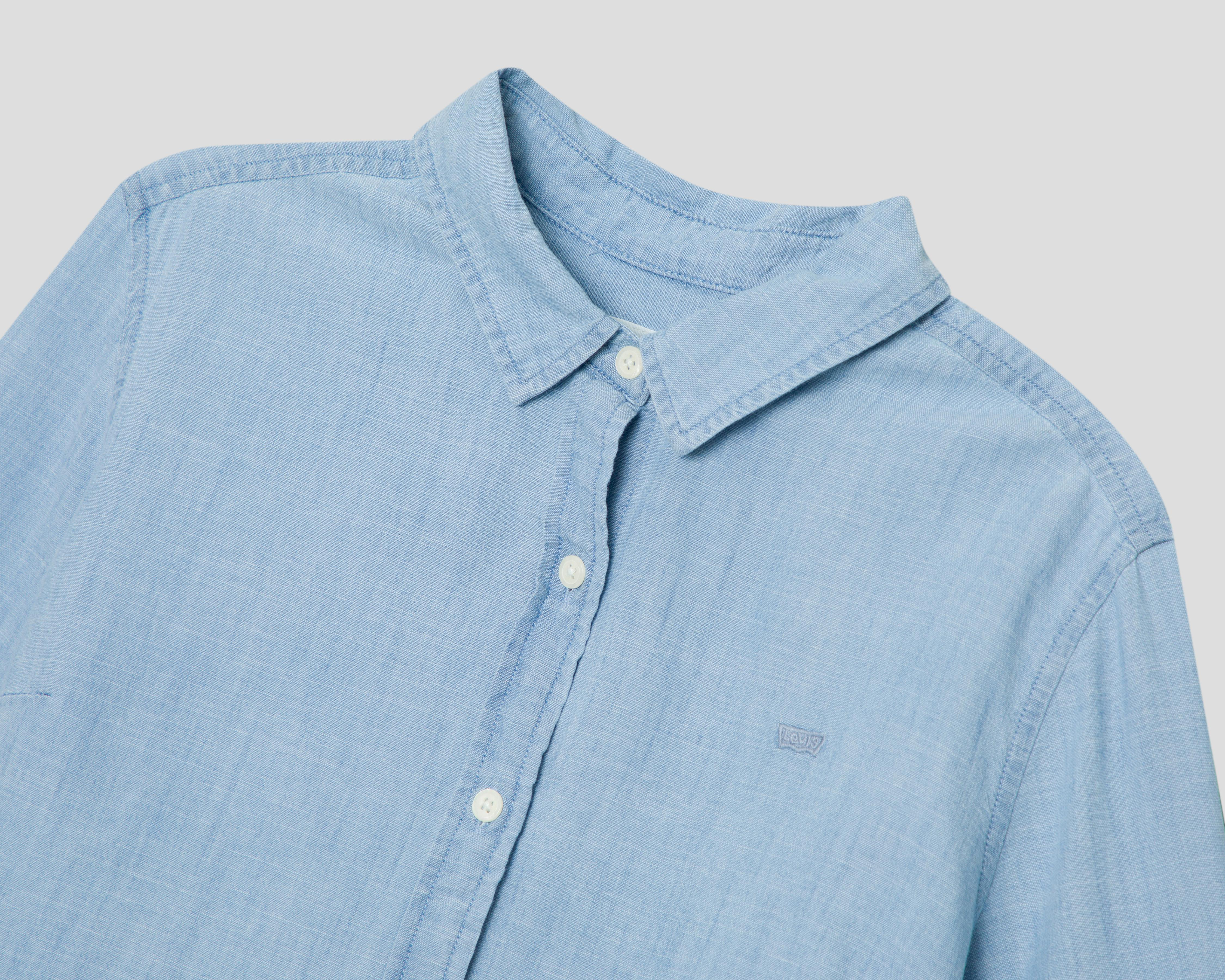 Foto 4 pulgar | Camisa Levi's Azul para Mujer