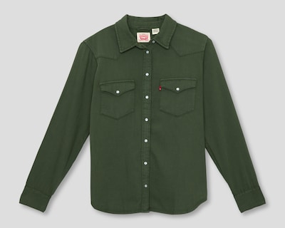 Foto 1 | Camisa Levi's Verde para Mujer