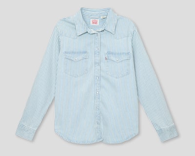 Foto 1 | Camisa Levi's de Rayas para Mujer