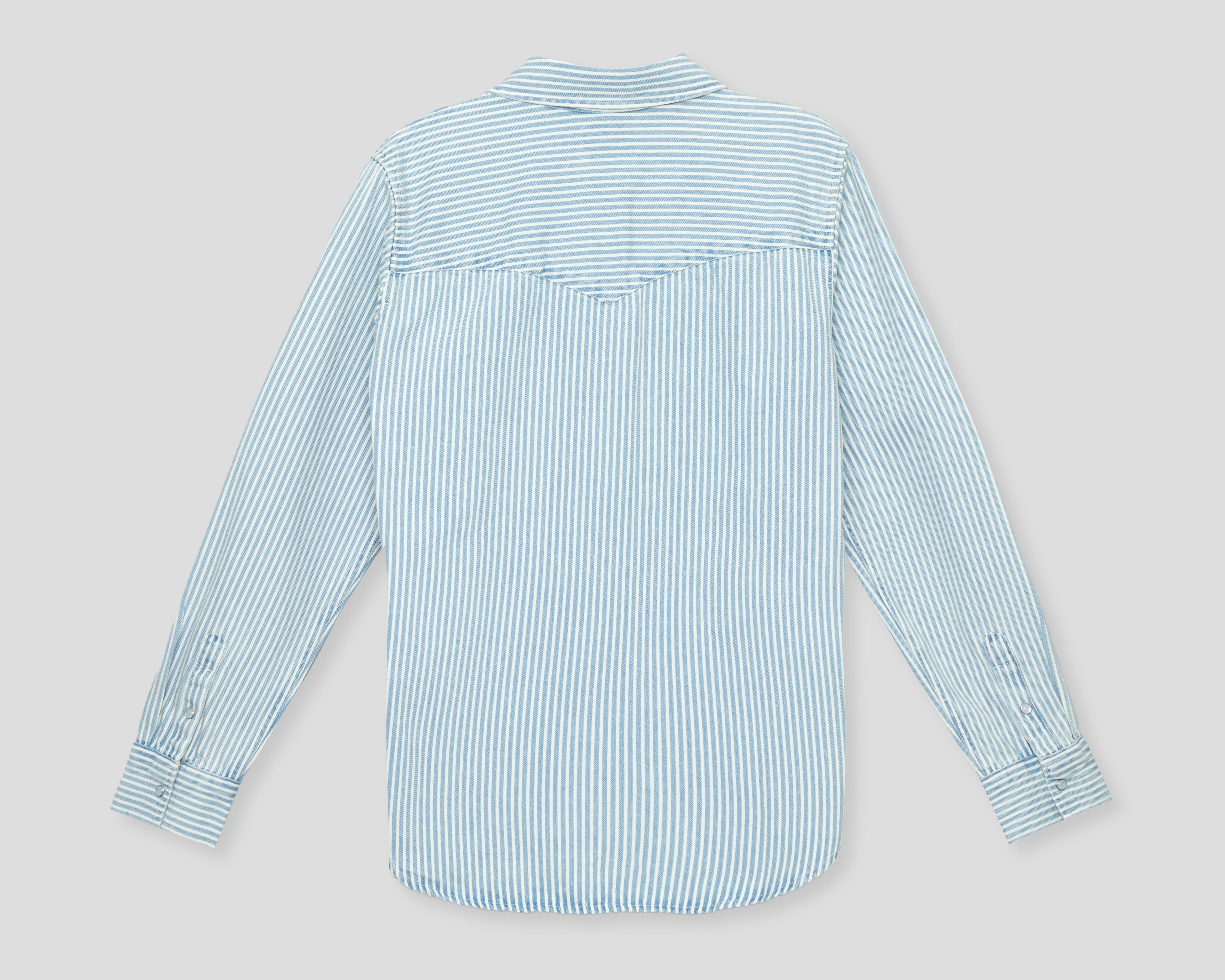 Foto 3 pulgar | Camisa Levi's de Rayas para Mujer
