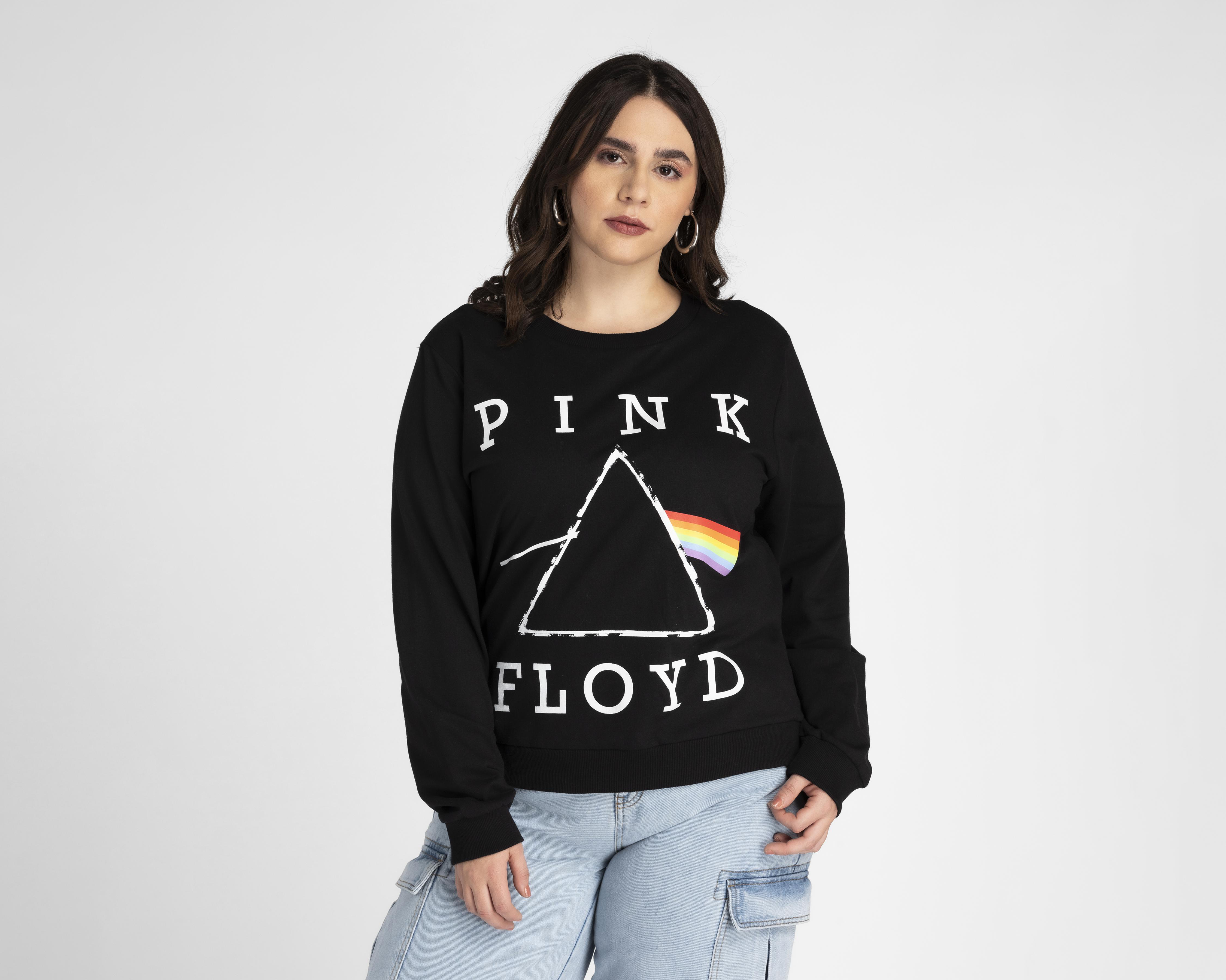 Sudadera Pink Floyd Negra Estampada