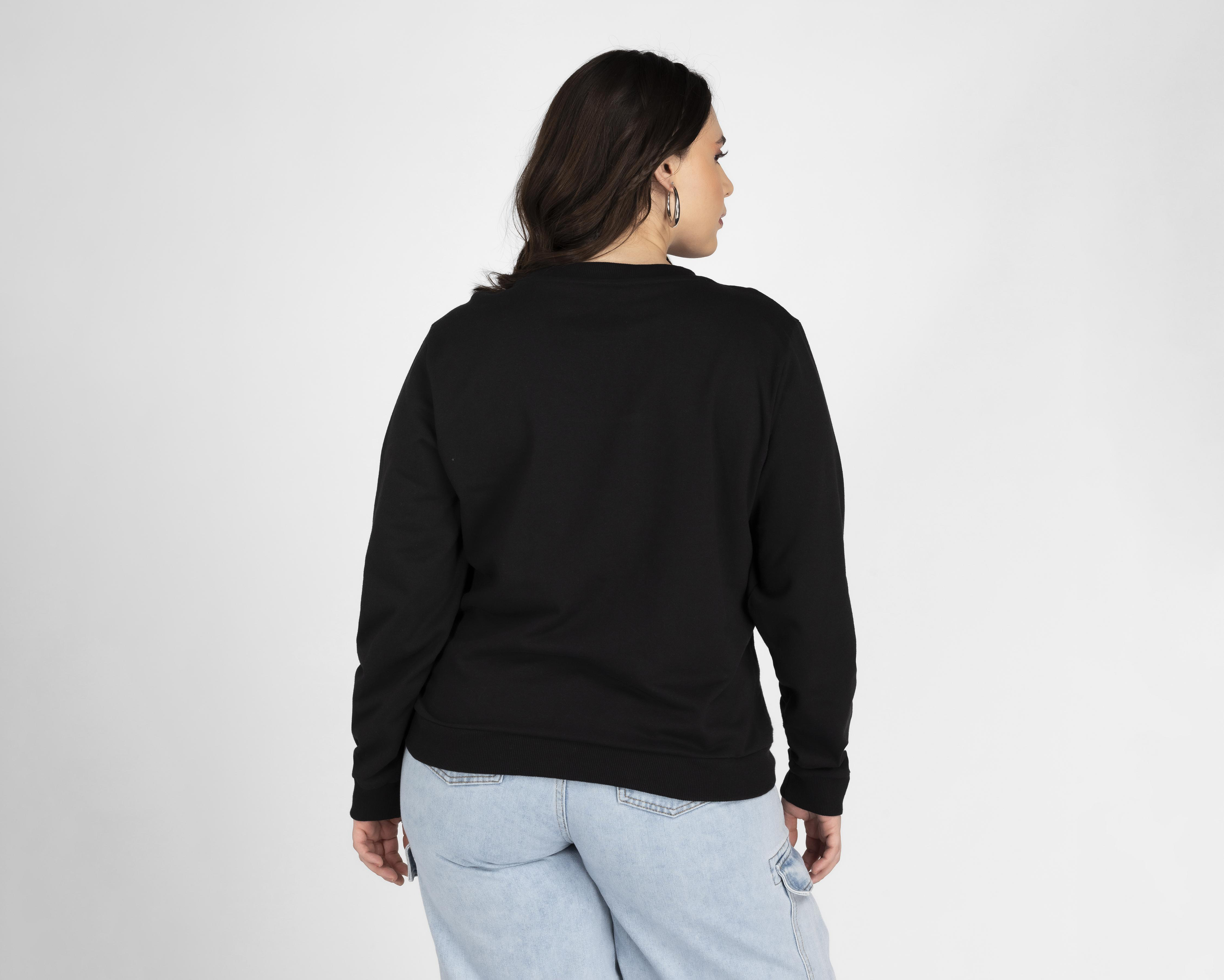 Foto 2 | Sudadera Pink Floyd Negra Estampada