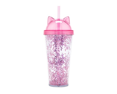 Foto 1 | Vaso con Popote de Plástico 18 Forever 600 ml