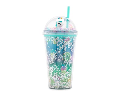 Foto 1 | Vaso con Popote de Plástico 18 Forever 450 ml