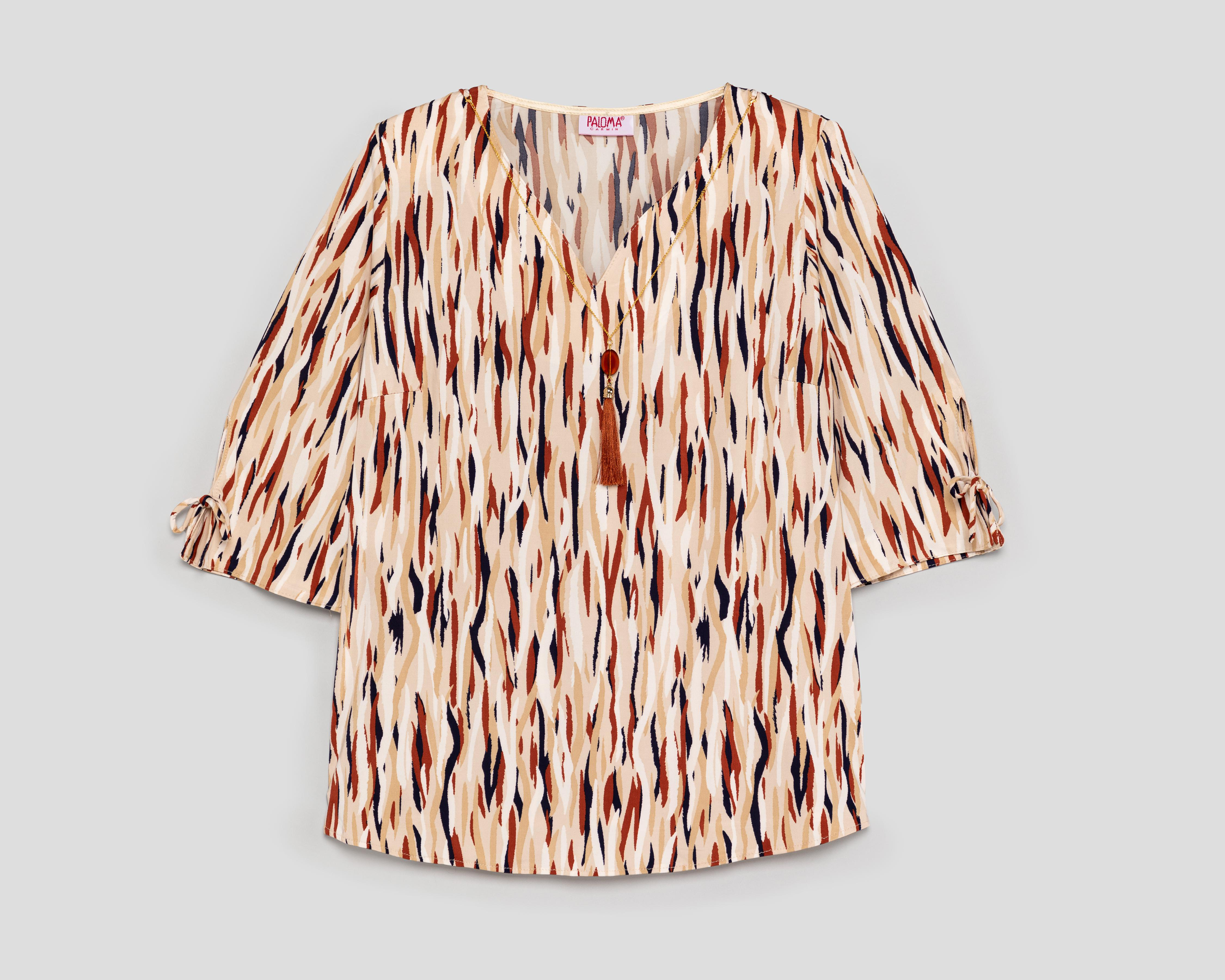 Foto 1 | Blusa Paloma Cuello V para Mujer