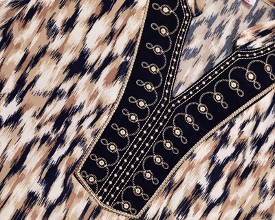 Foto 3 | Blusa Paloma Carmín Estampada para Mujer