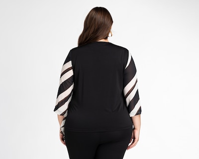 Foto 3 | Blusa Lady Sun a Rayas para Mujer