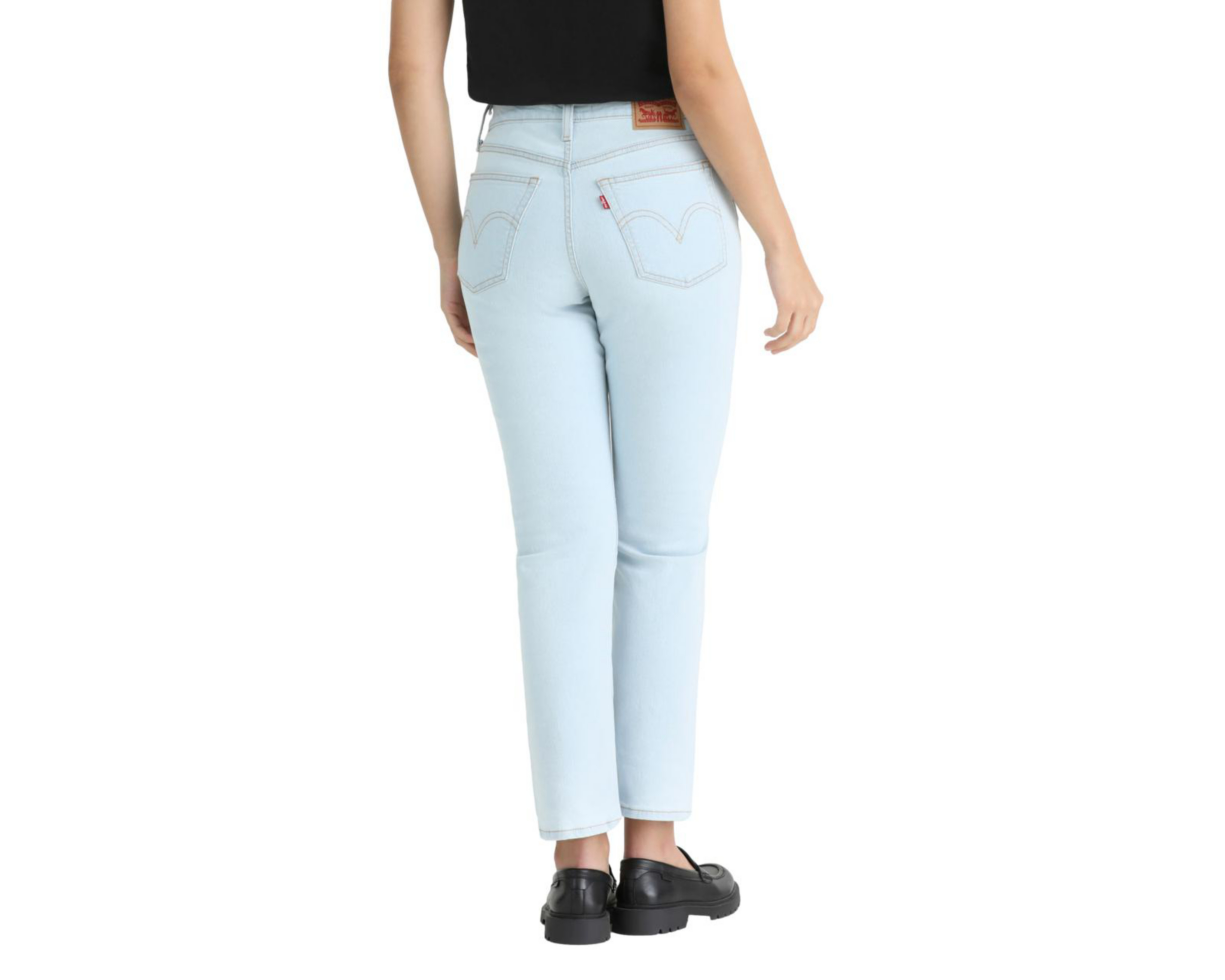 Foto 4 pulgar | Jeans Levi's Wedgie Straight para Mujer